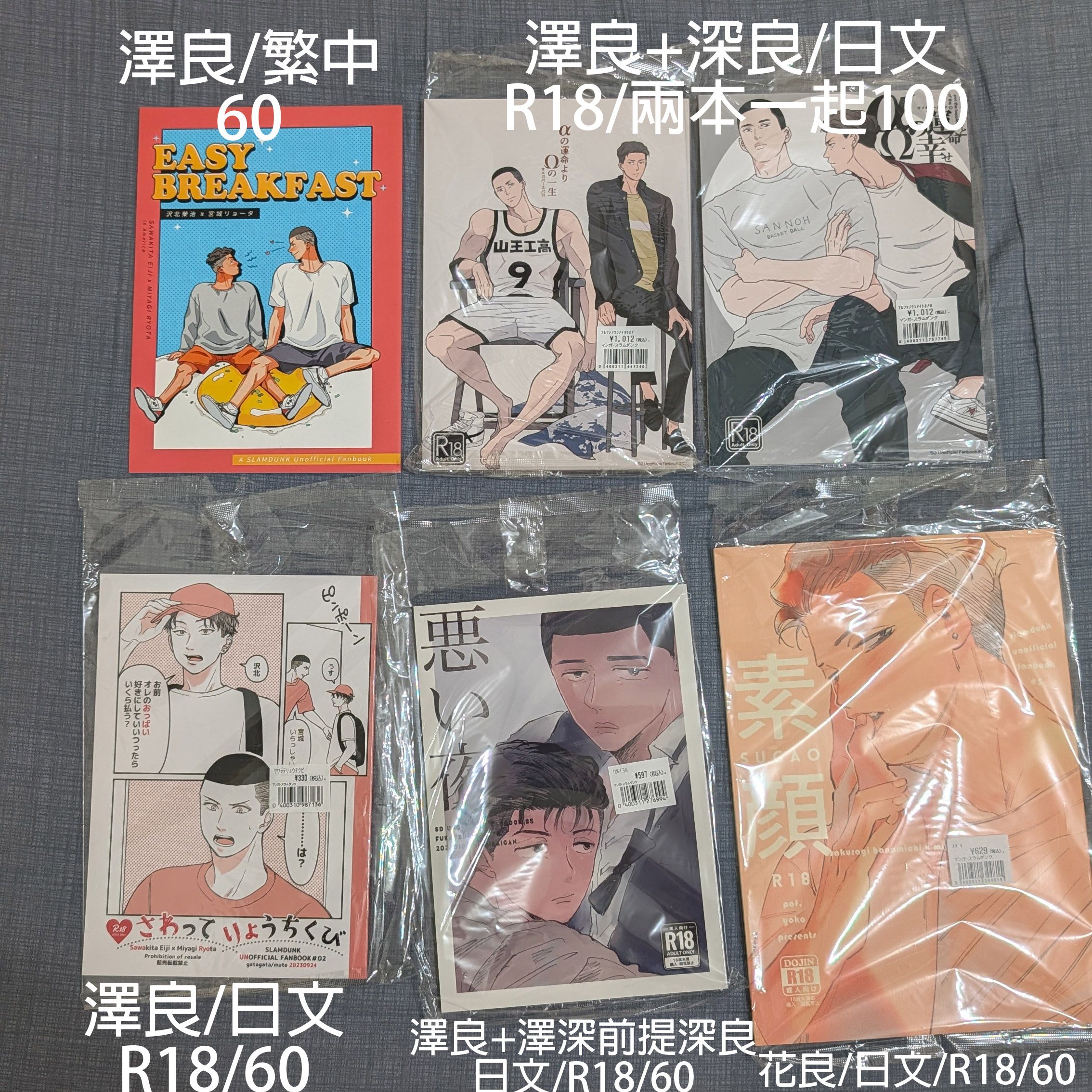 灌籃高手同人誌（澤良、深良、花良）