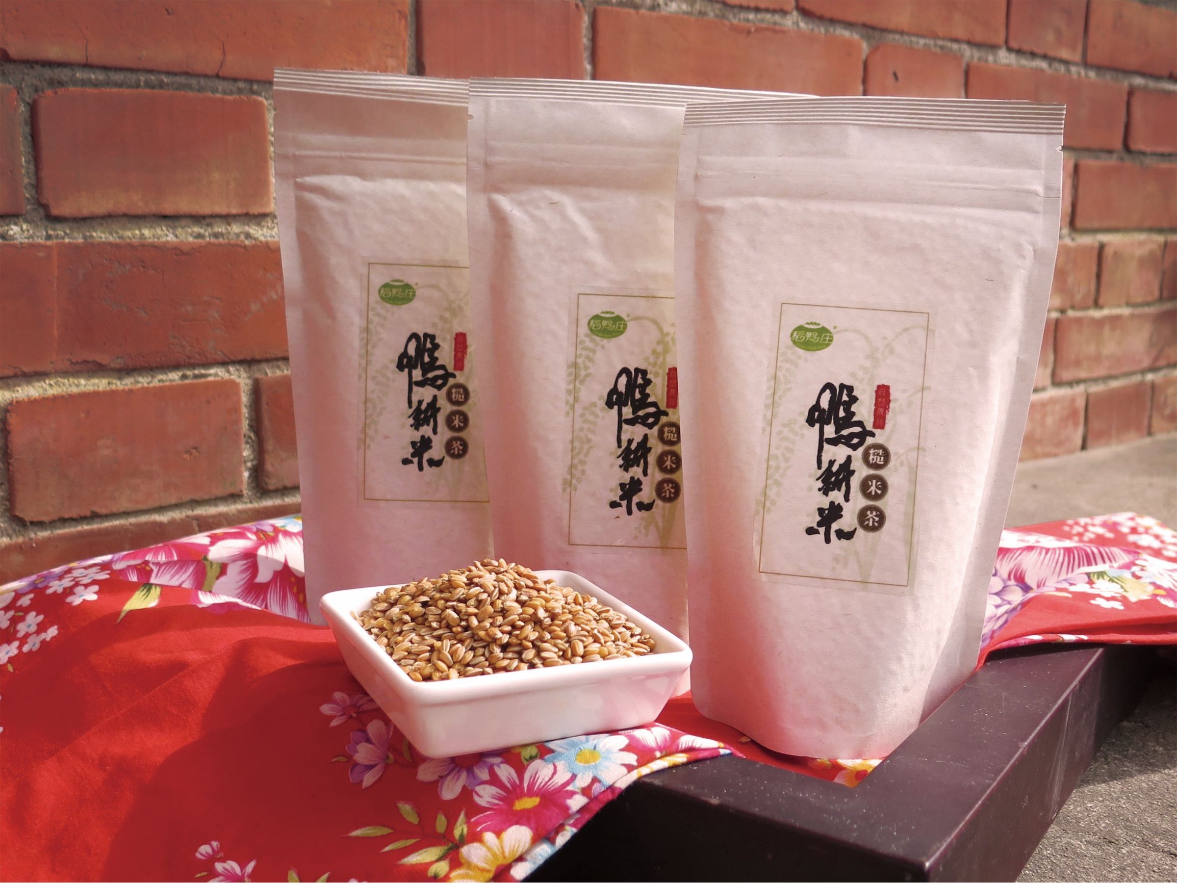 鴨耕糙米茶300G夾鏈包（客製預約）