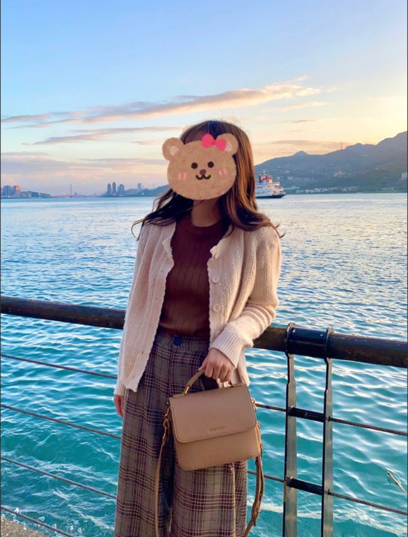小CK熱門色 charles ＆ keith 方型包 棕色