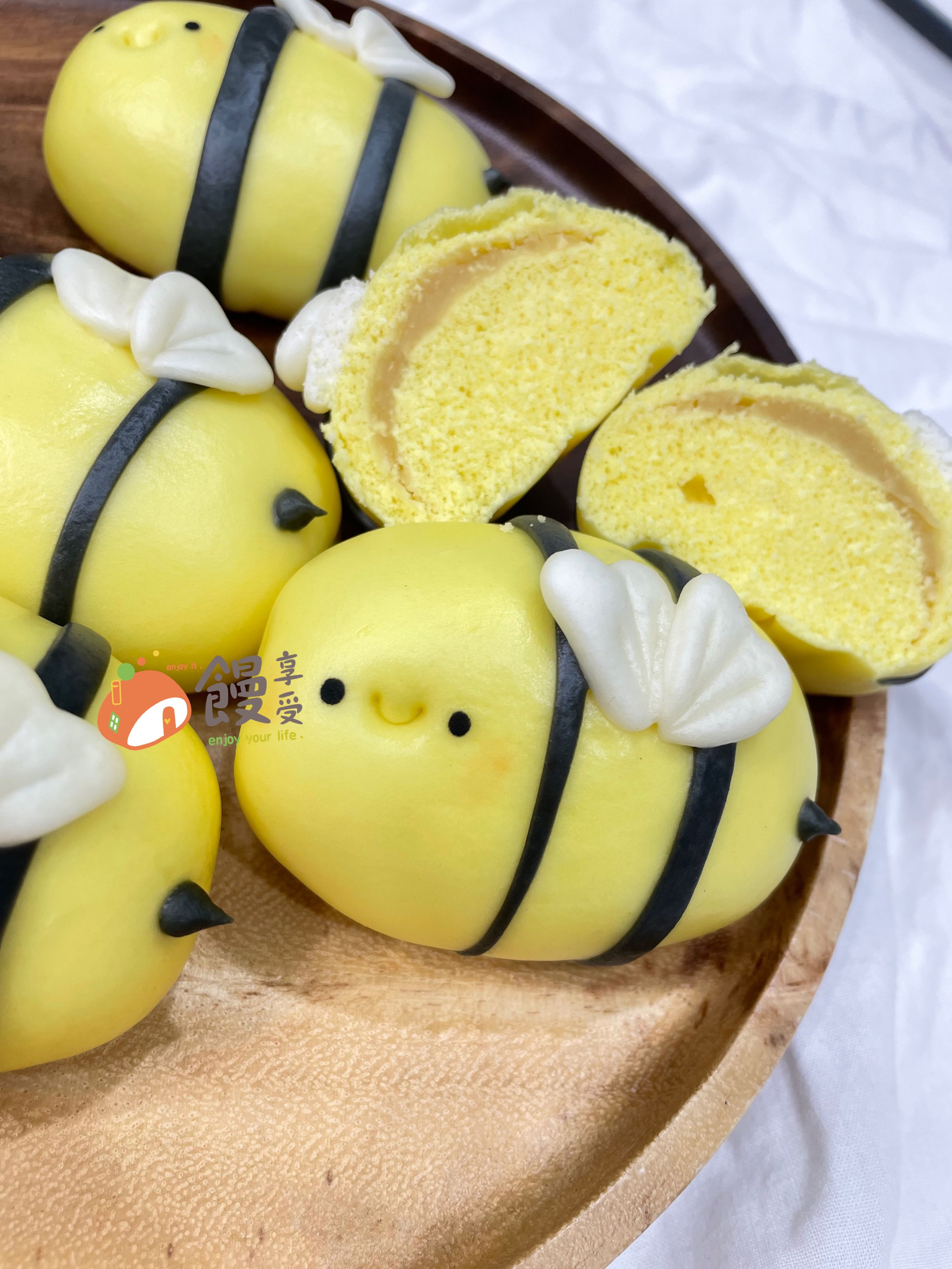 蜂蜜餡_蜜蜂造型饅頭（一組6入）
