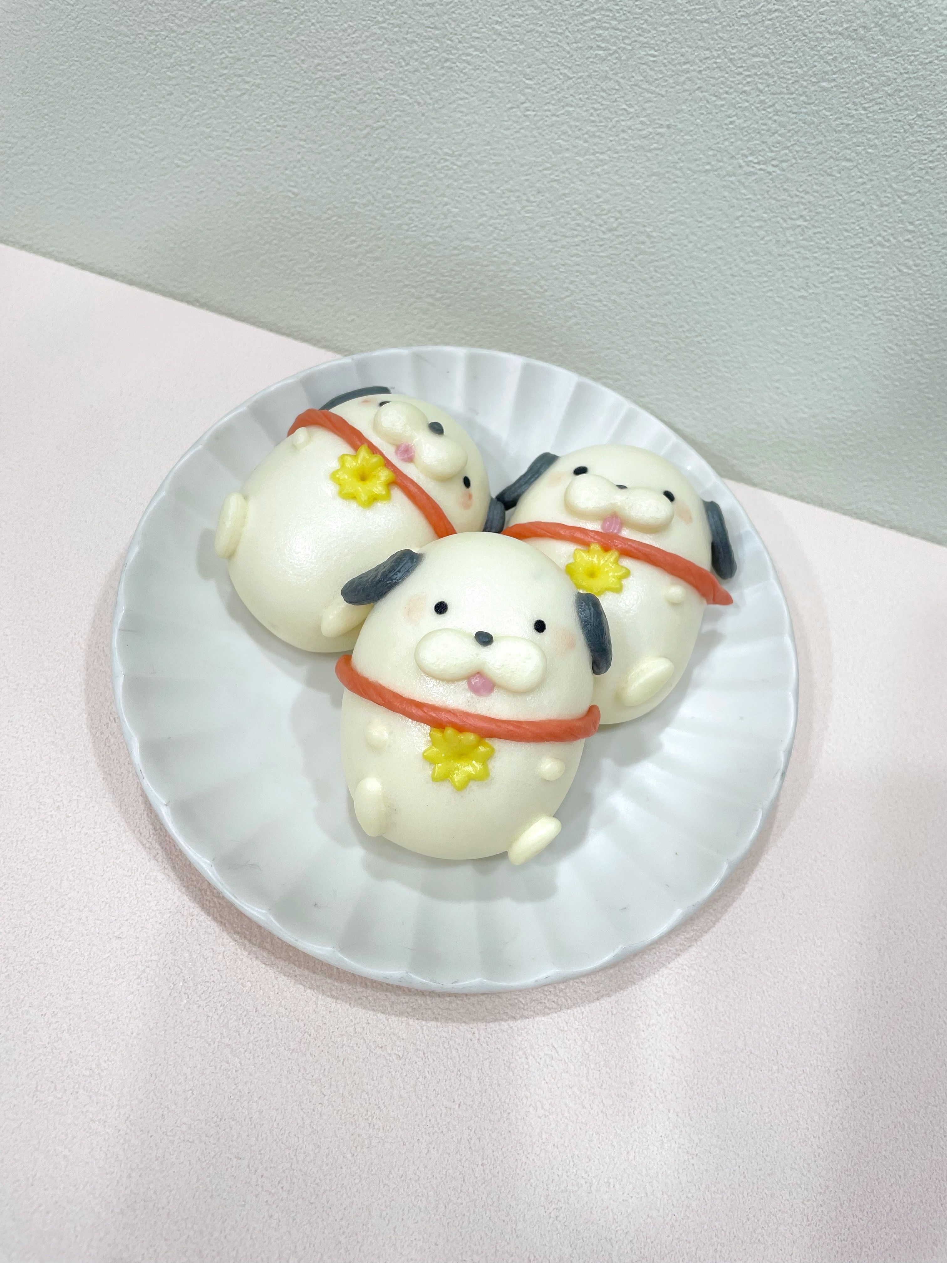 「狗狗」鮮奶饅頭 ，一組6入