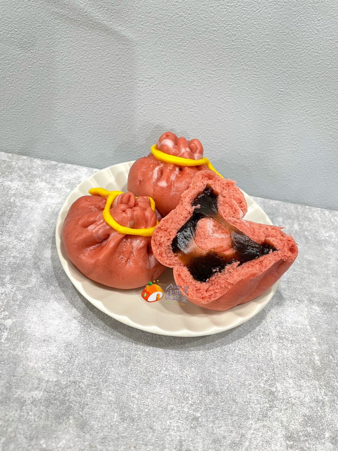 新年福袋黑糖麻糬造型饅頭