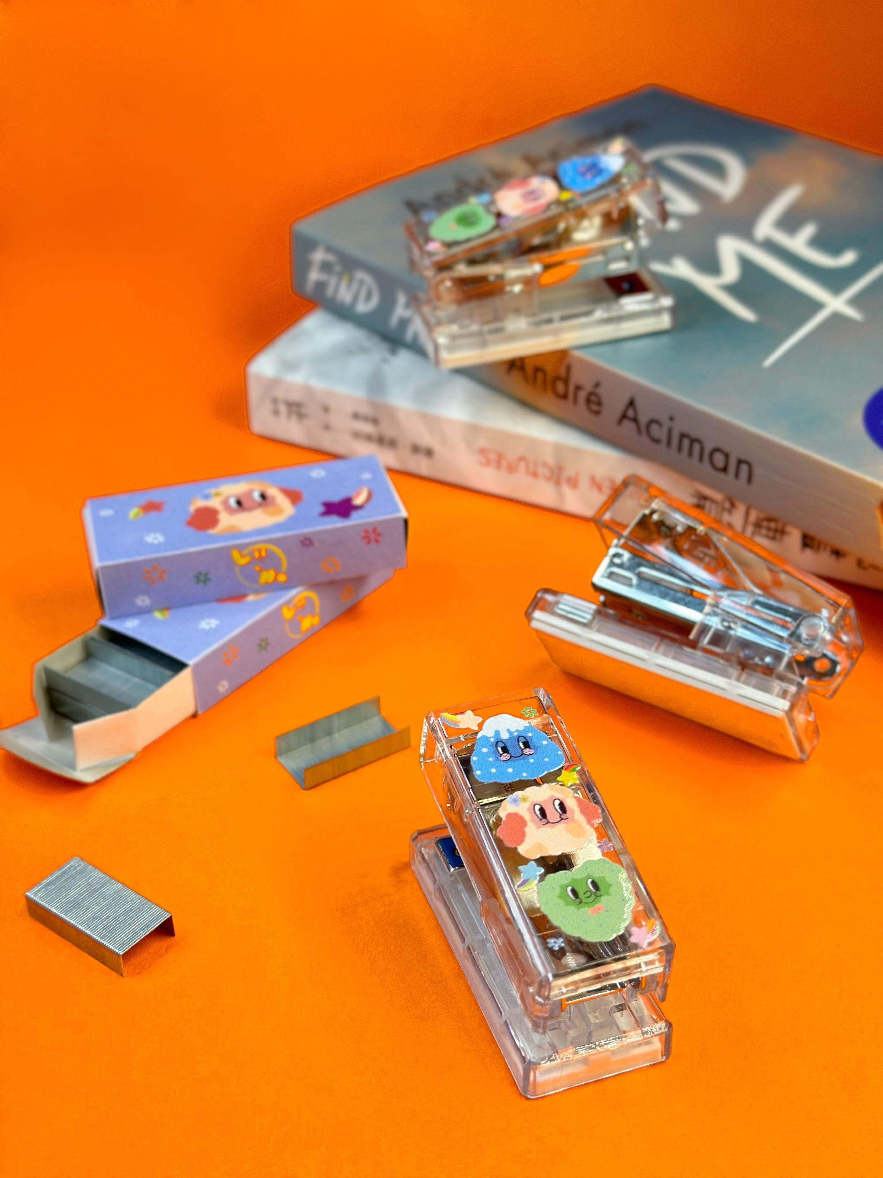 大頭款透明釘書機