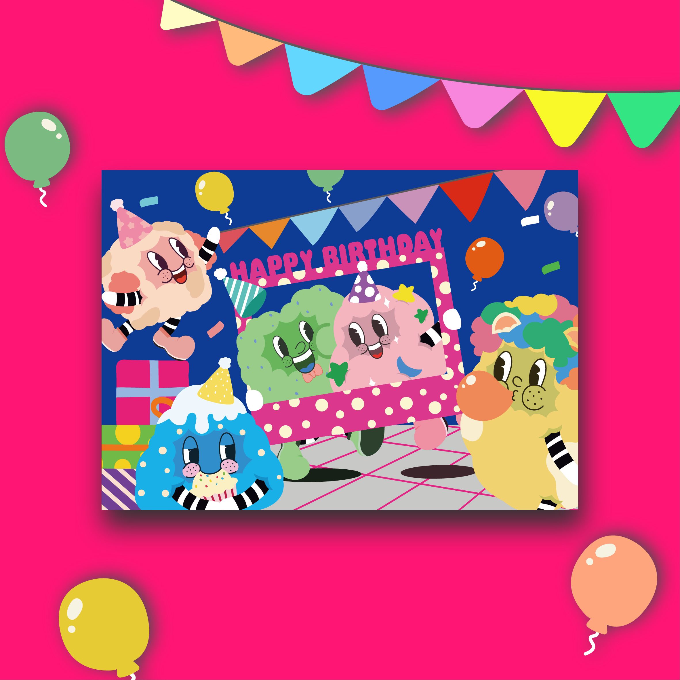 胖胖寶貝明信片