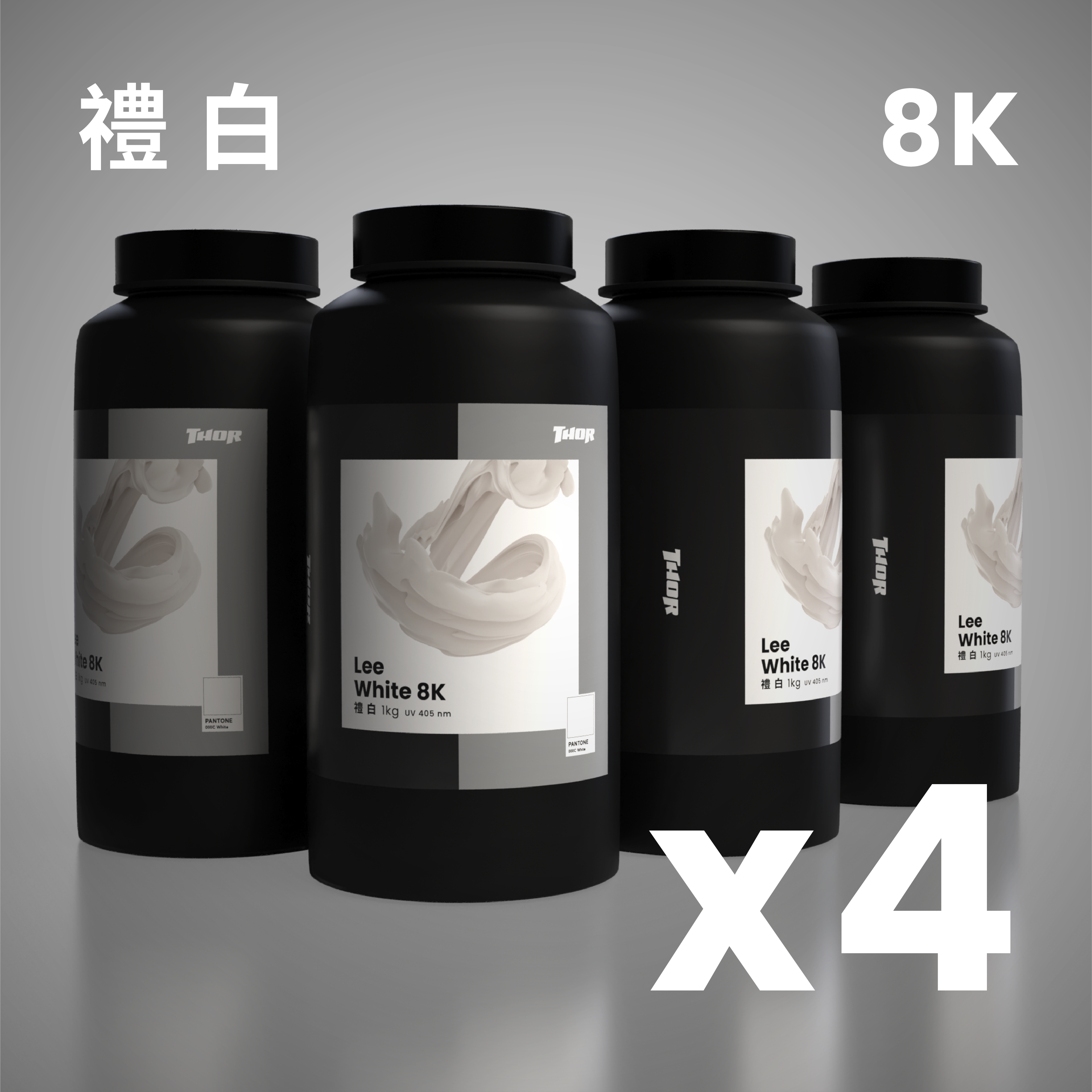 禮白8K｜Lee White｜平均723/kg｜床前明月光，不小心印到一個太漂亮｜4kg裝｜適用於 4K~12K 設備