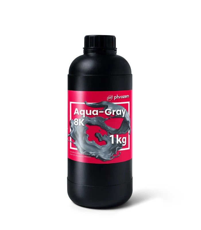 Phrozen 湖水8K模型樹脂｜湖水灰｜紅陶色｜雪灰色｜香草色｜1kg裝｜適用於 4K~12K LCD DLP