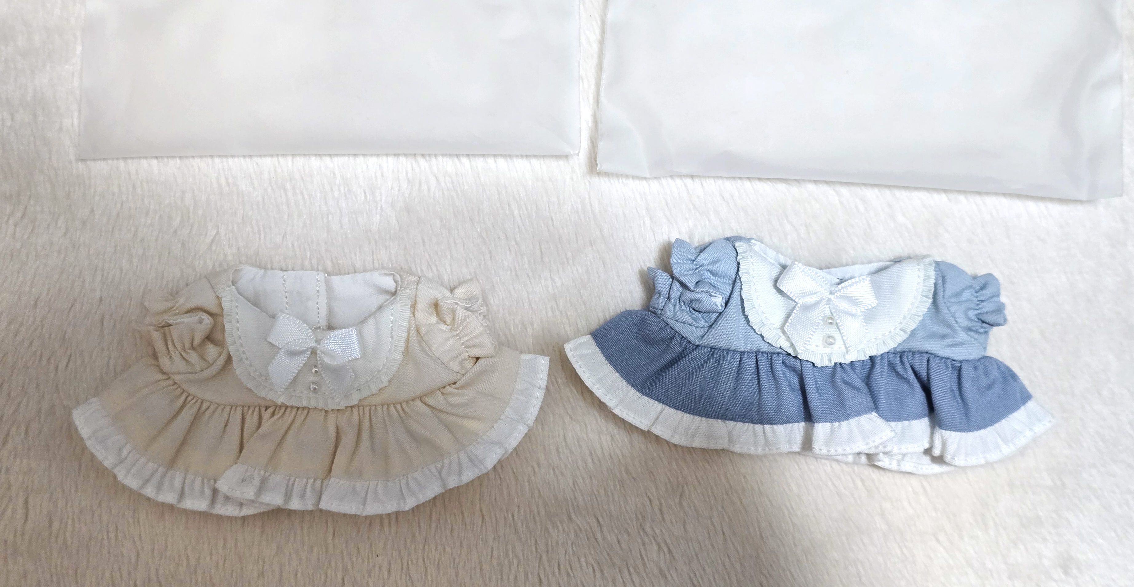 小緞帶（Ocean/Butter White）【10CM】