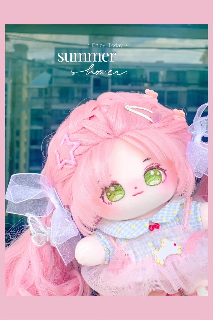 20cm 髮絲娃 小玫瑰
