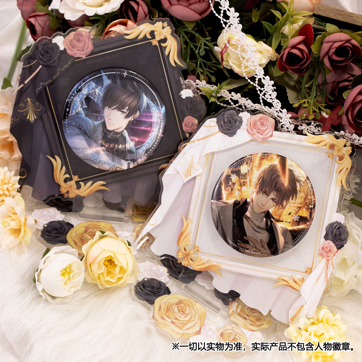 時光畫廊壓克力徽章支架立牌