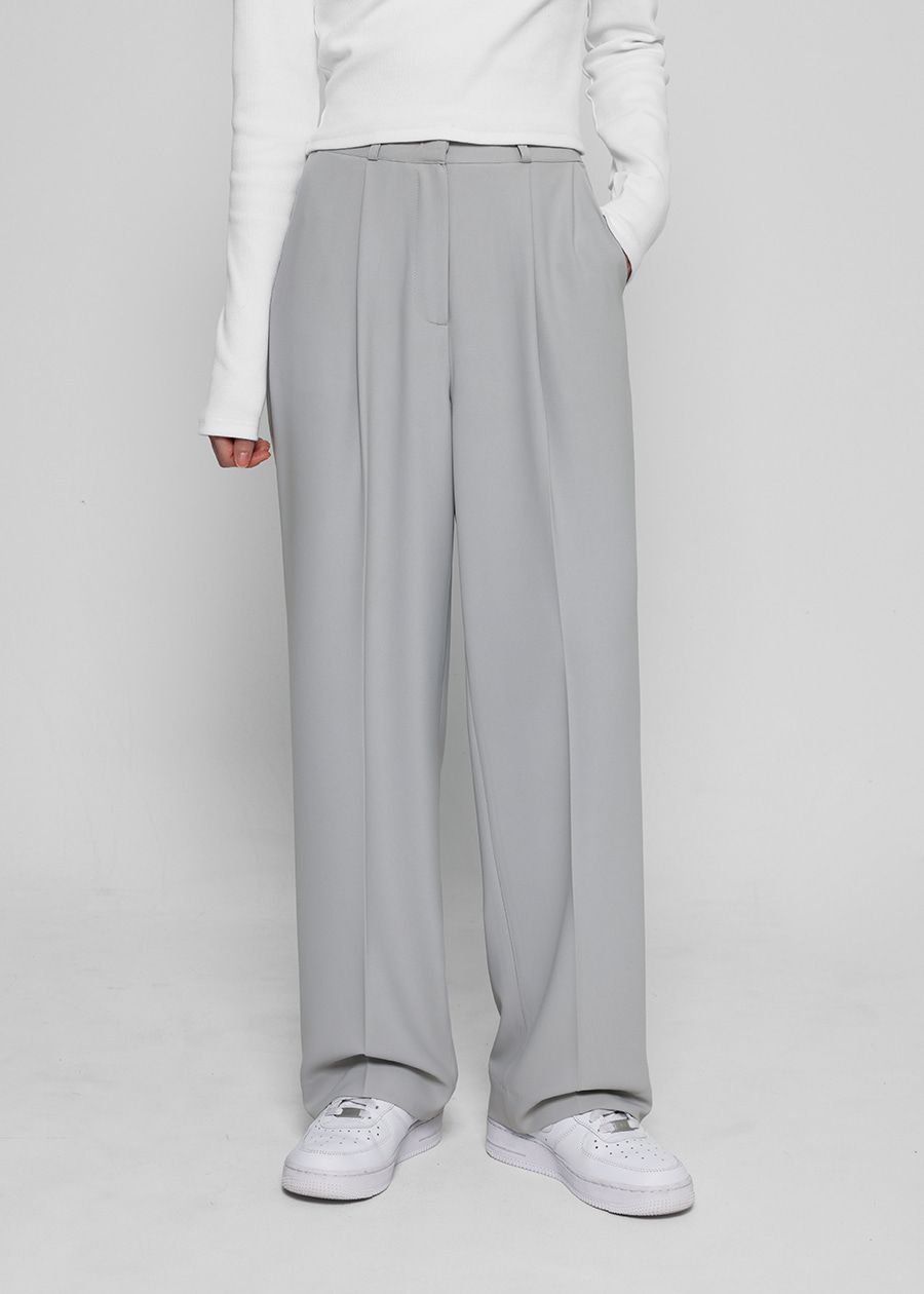 兩種褲長✿ 正韓製涼感寬鬆長褲 pants 5色 （ 自製設計款 ） 寬管 寬褲 高腰