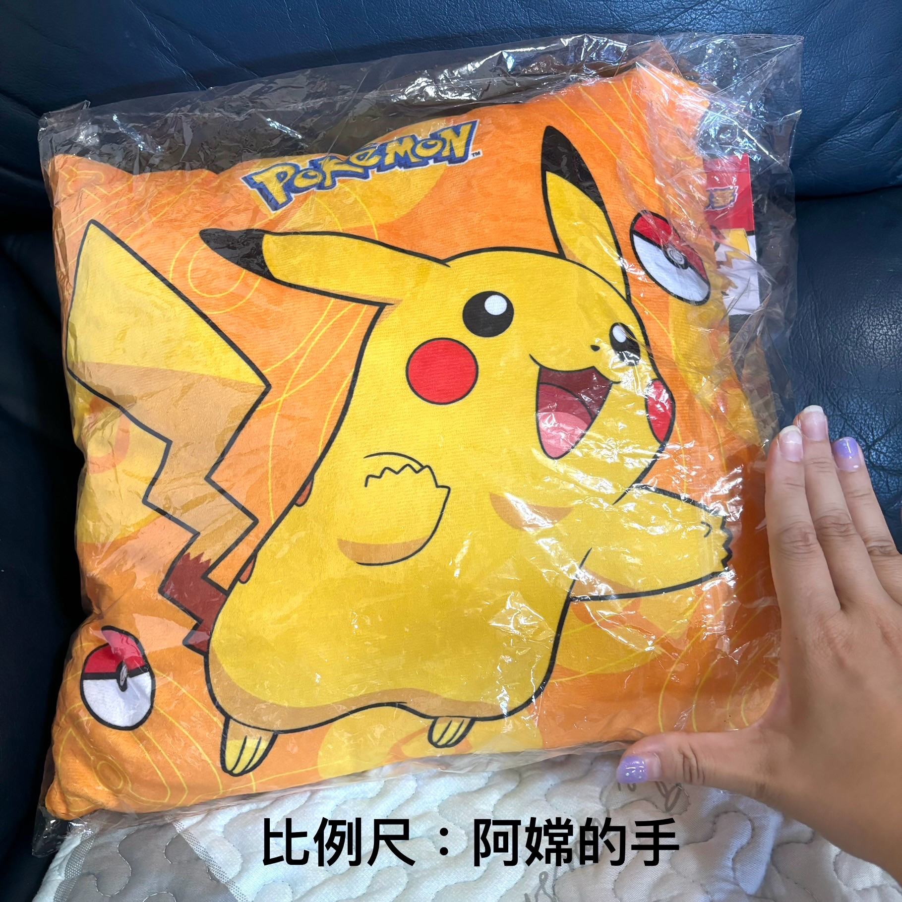 正版✨寶可夢 皮卡丘方形抱枕 全新 30公分