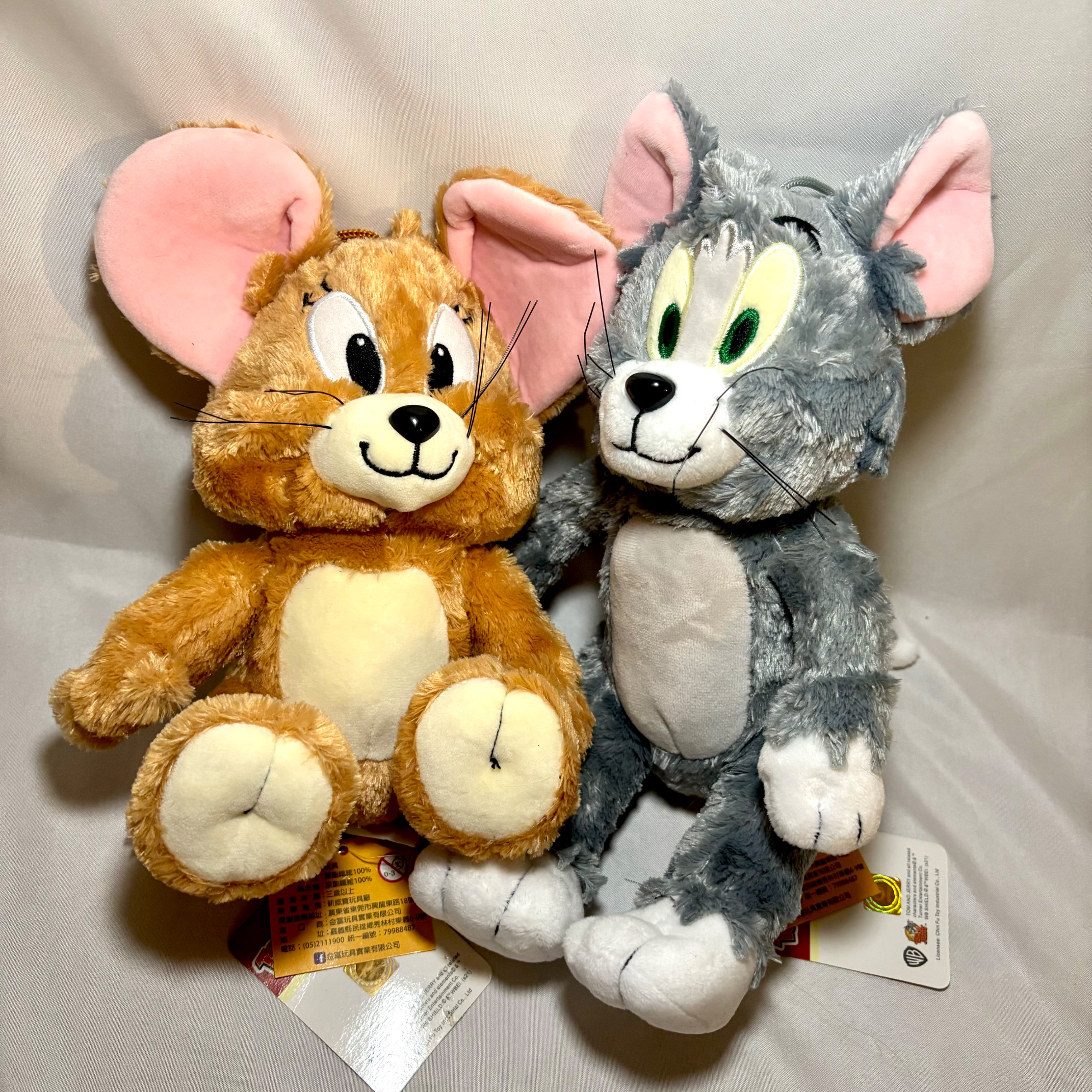 正版 湯姆貓/傑利鼠 6吋娃娃