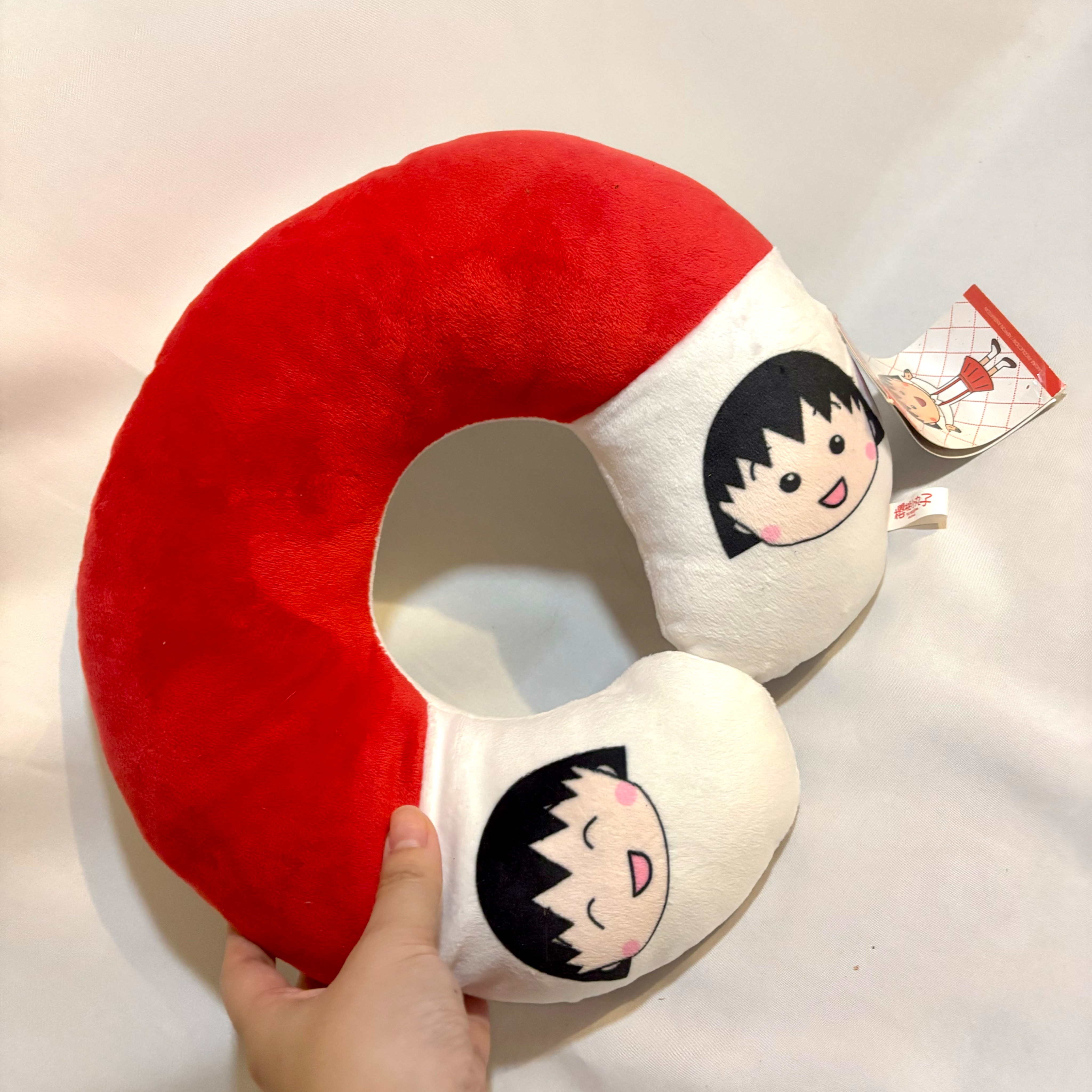 正版 櫻桃小丸子 頸枕 U型