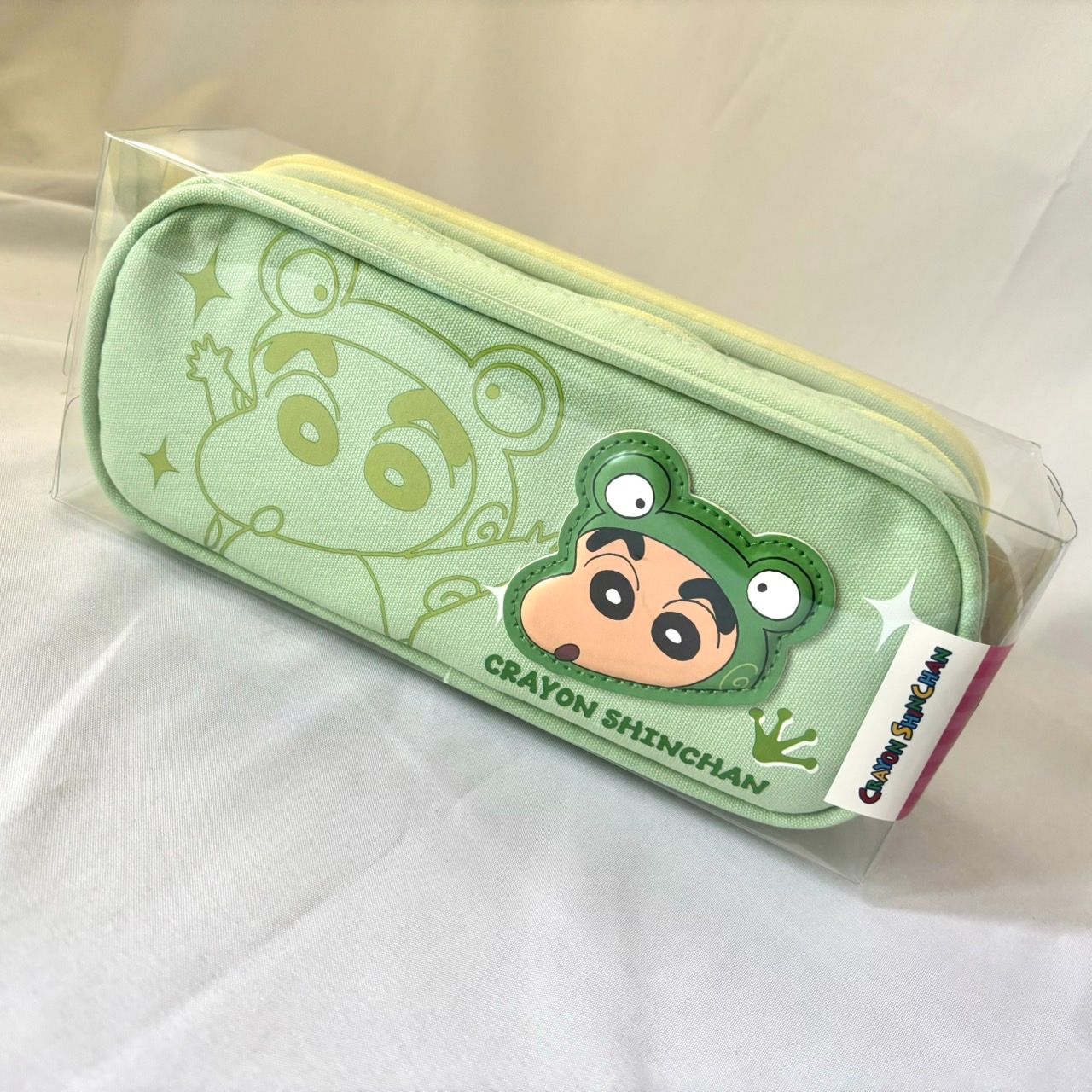 【正版】蠟筆小新雙層筆袋 學生文具 大容量文具袋