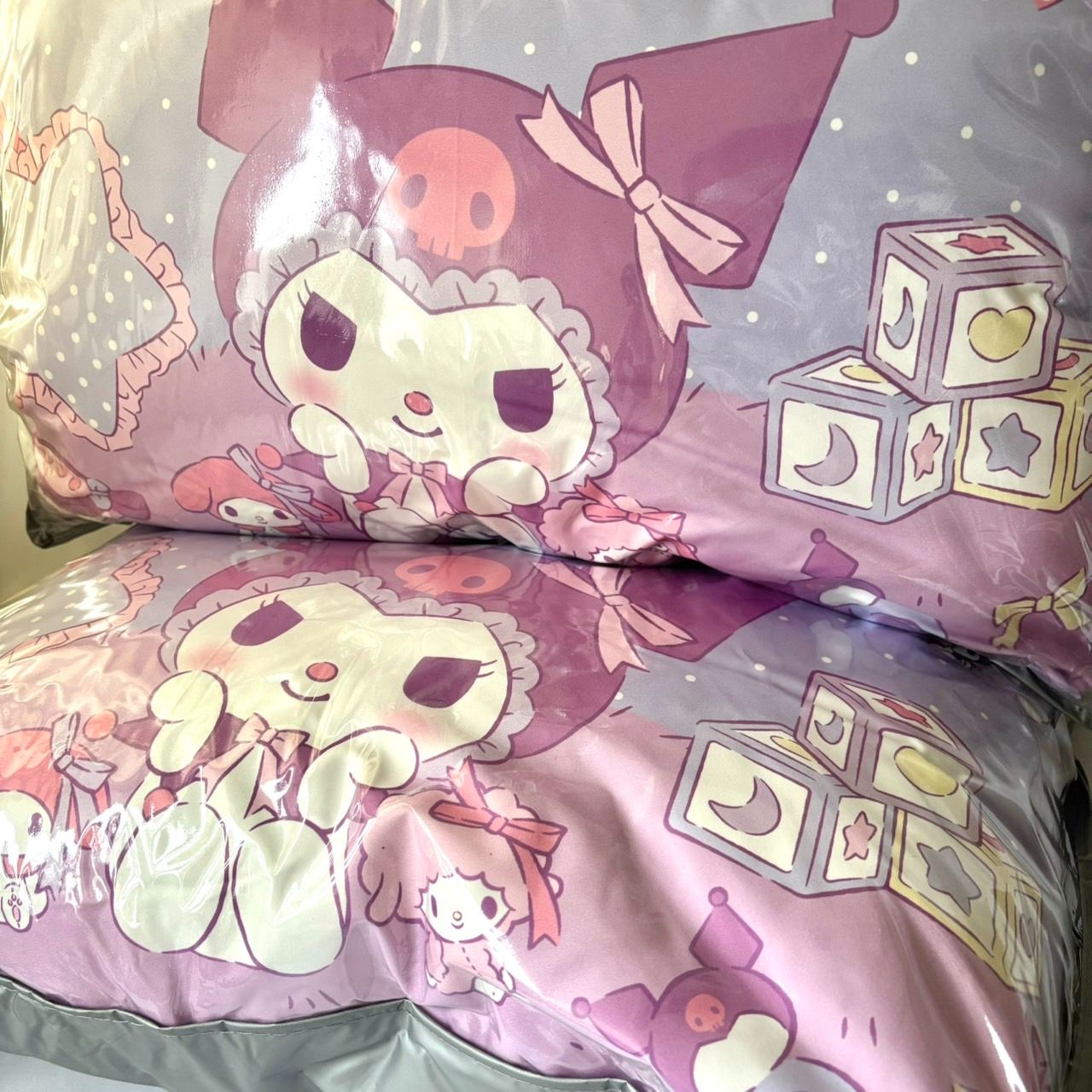 正版 三麗鷗 酷洛米雙人枕 枕頭套可換