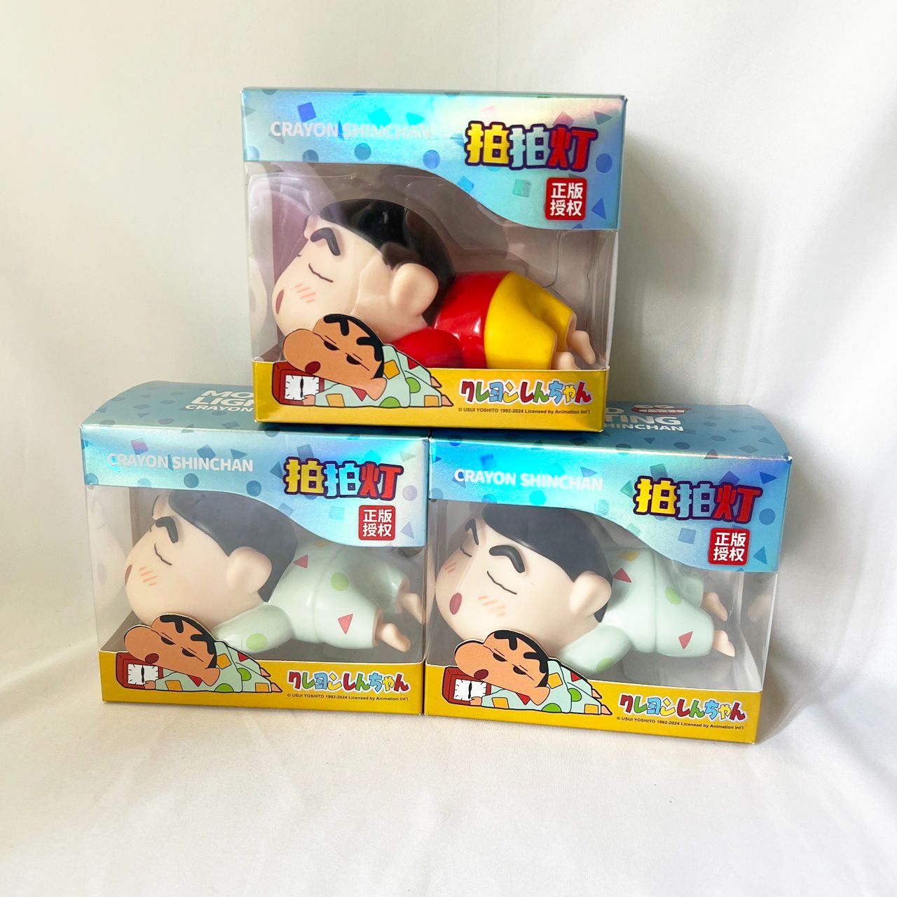 正版授權 蠟筆小新拍拍燈 Caryon Shinchan 夜燈