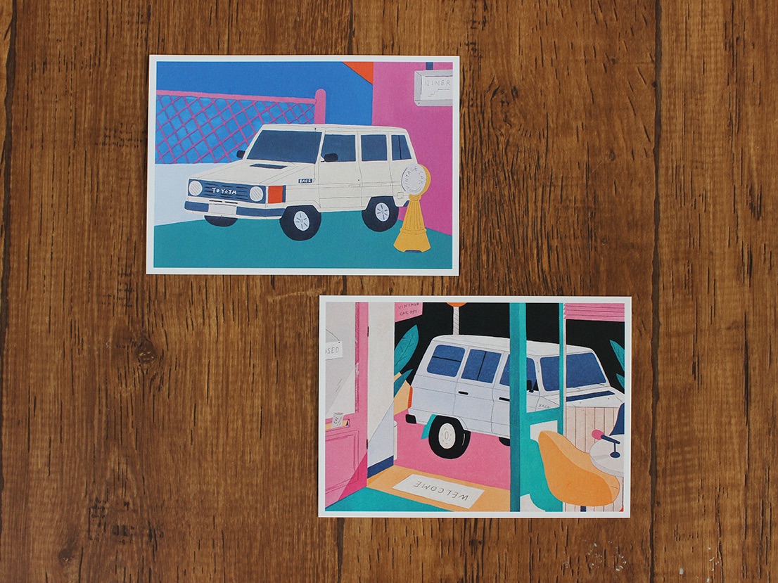 明信片｜老車明信片組（2入）