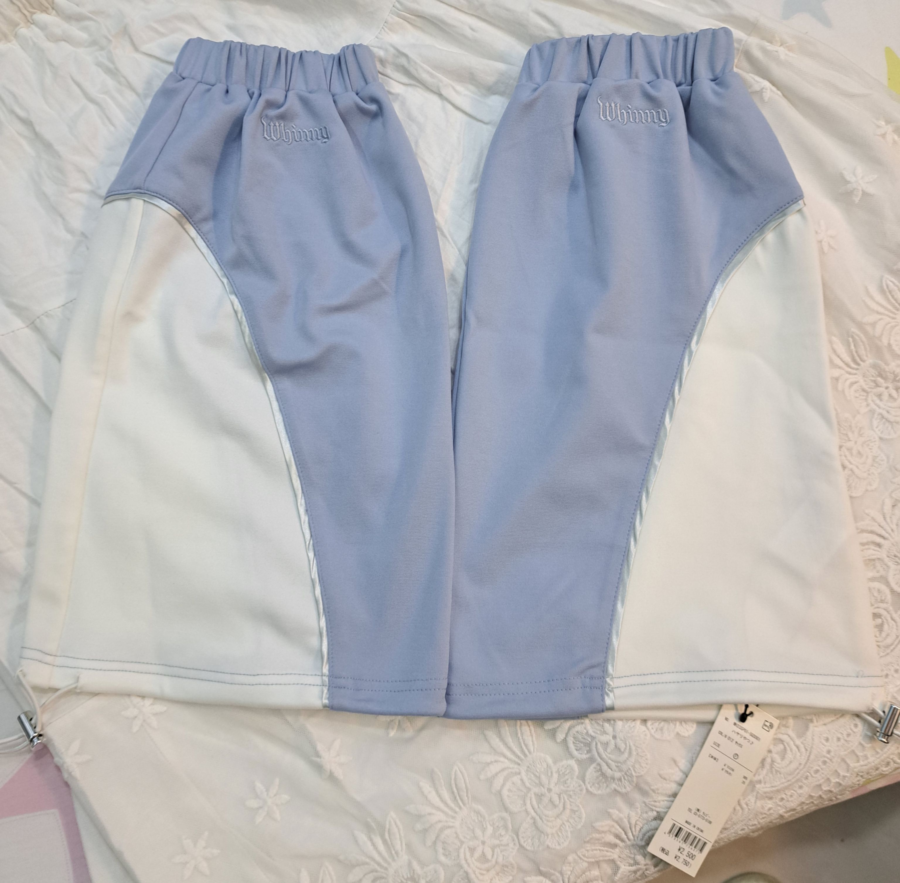 ＜僅試穿＞whinny水色腿套