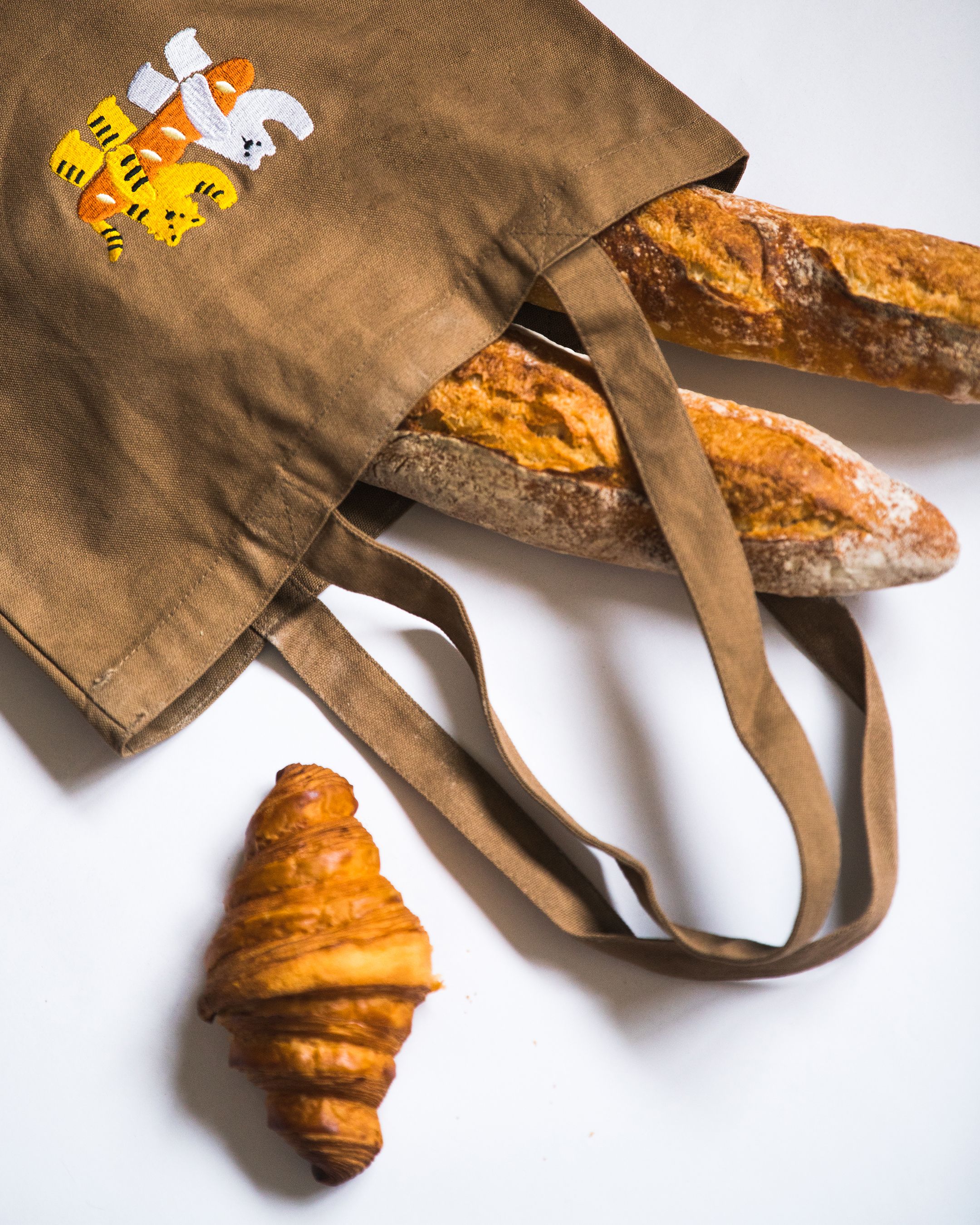 Bread Lover 刺繡帆布包