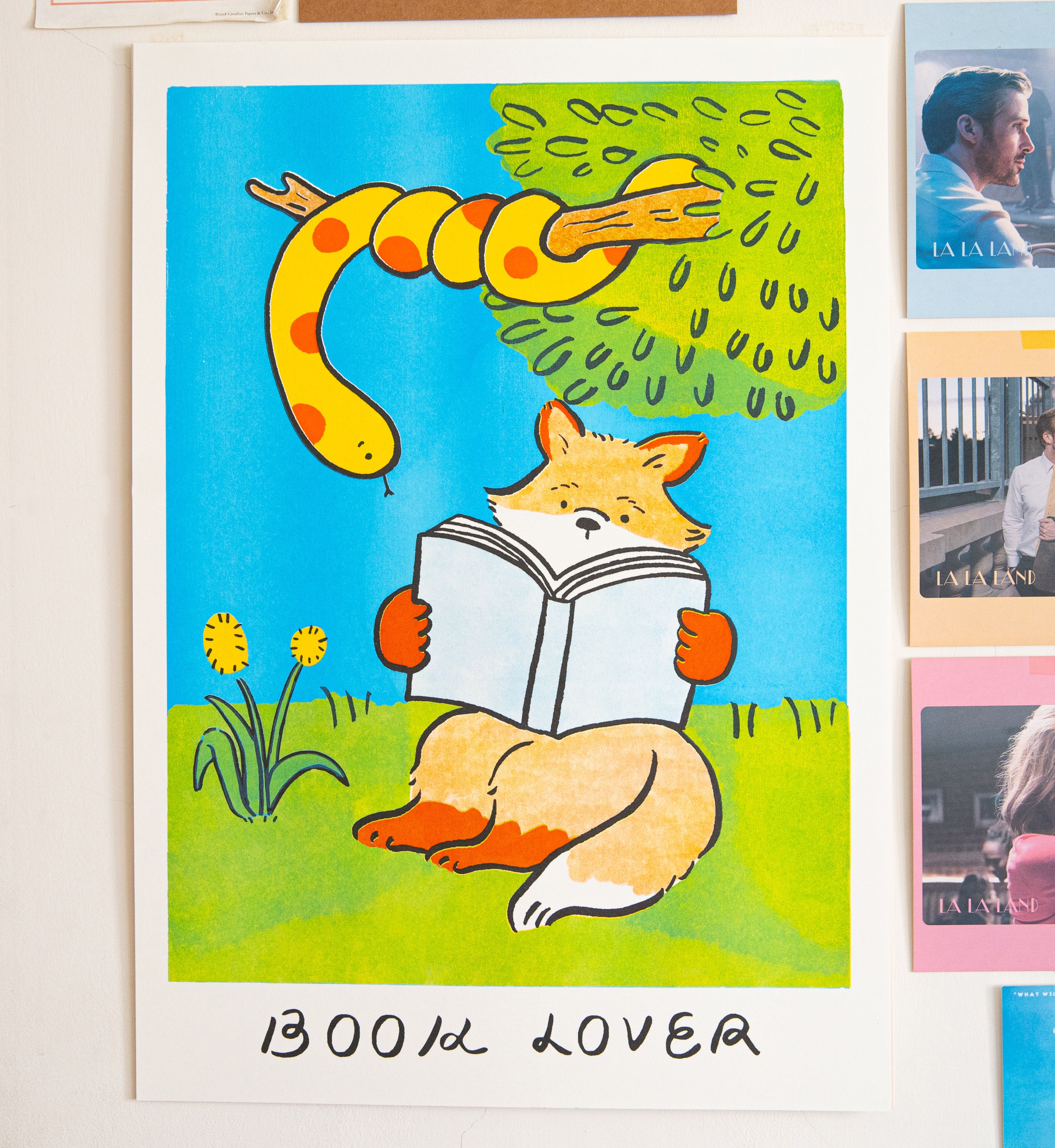Book Lover A3 孔版海報【5款】