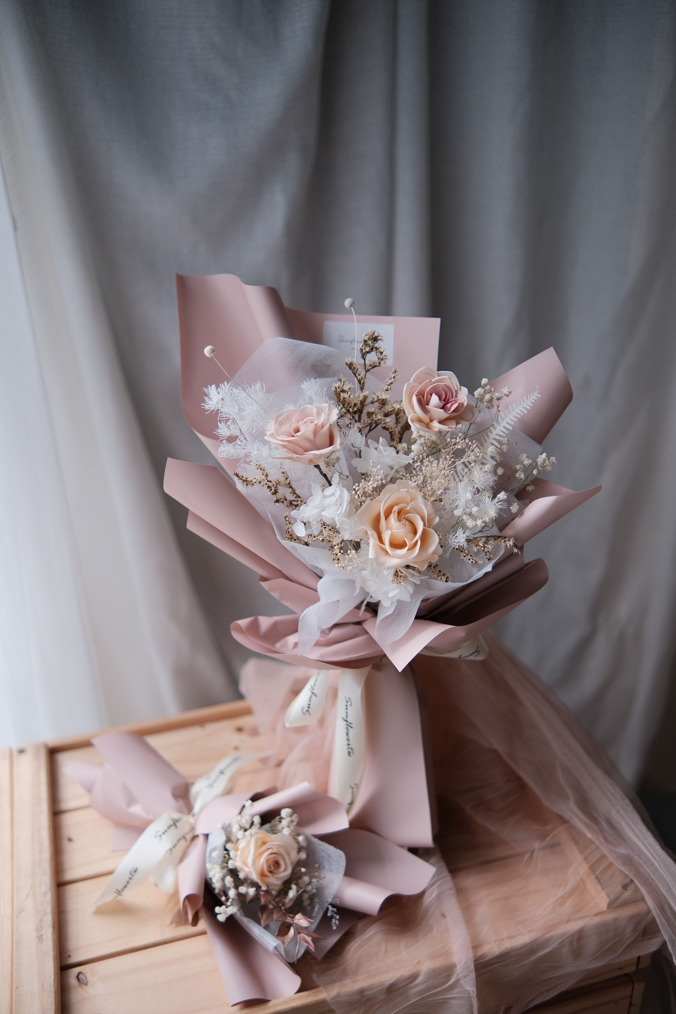 ✿永不凋零愛—永生玫瑰花束