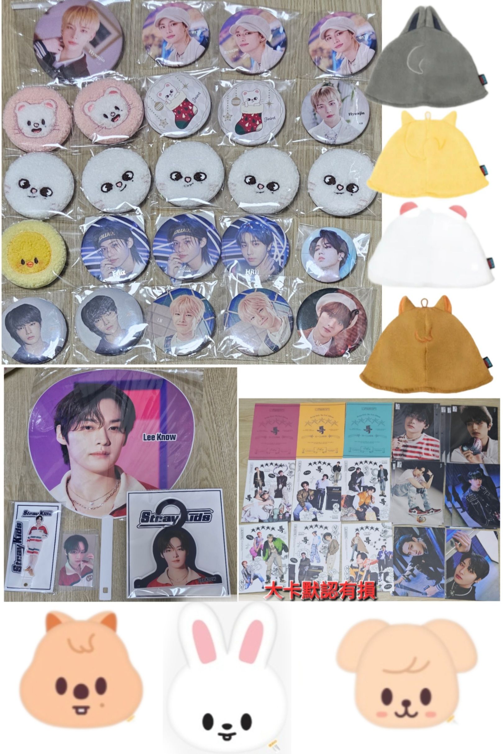 01-2 現貨 Gucci旻套組/徽章/桑拿帽/大卡