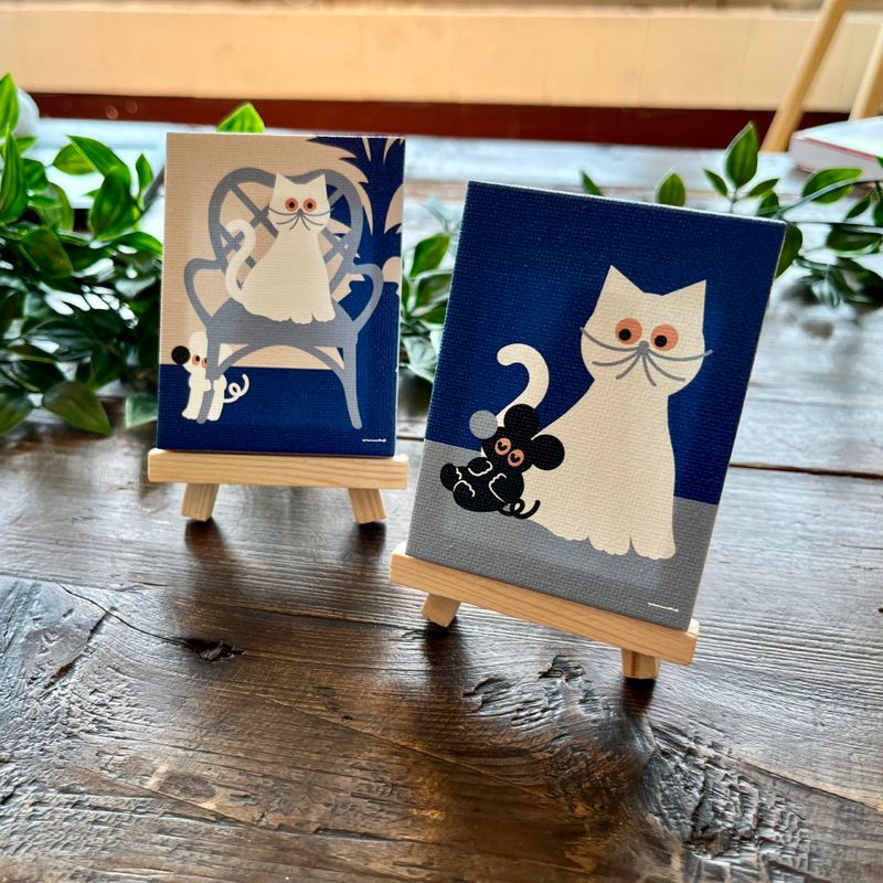 現貨 日本插畫家Umao 可愛裝飾迷你畫作架