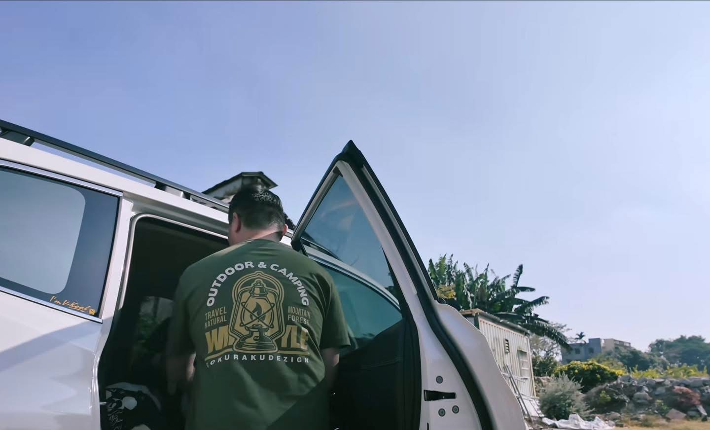 極楽OUTDOOR露營短T