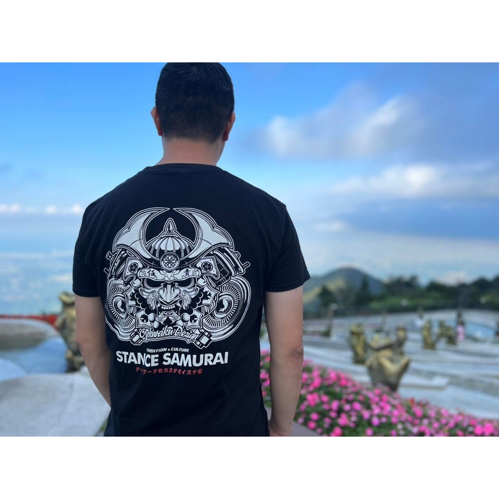 極楽設計武士責任短T