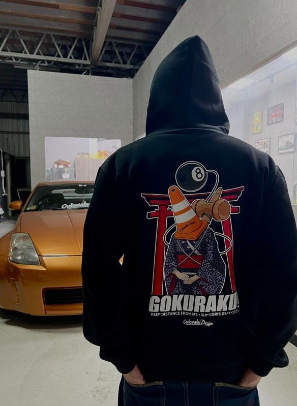 極楽設計錐玉伎厚磅帽T