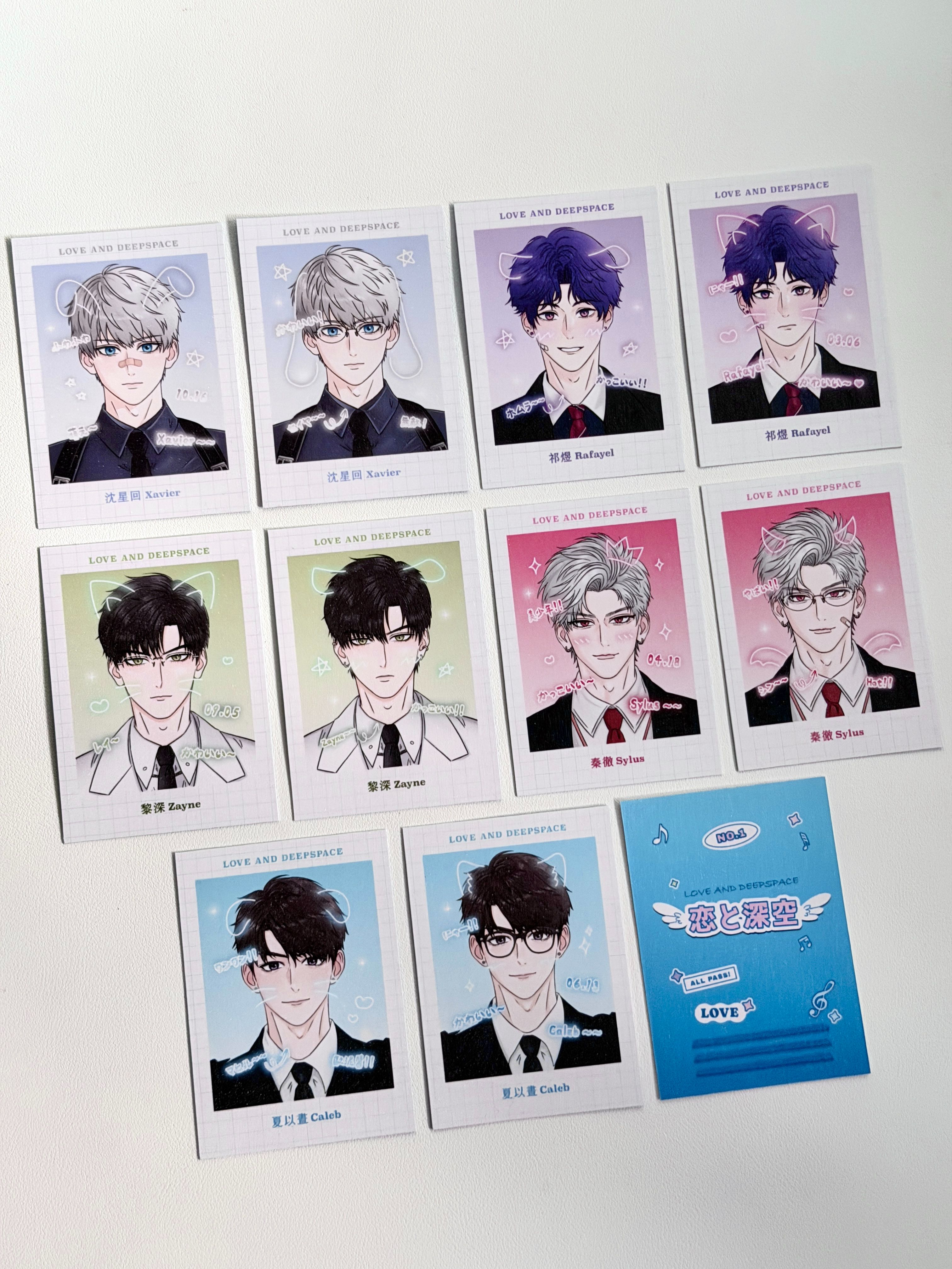 戀與深空 手繪風 拍立得 同人☆