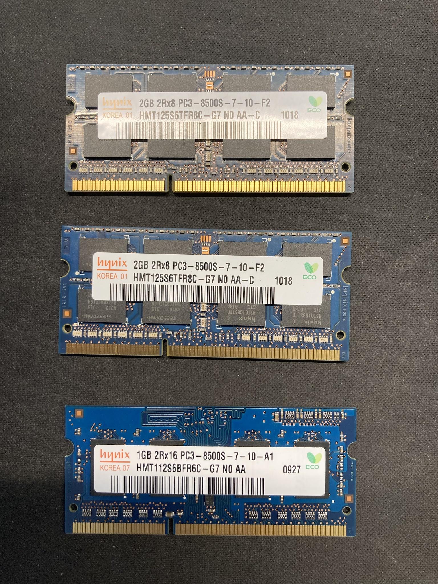 筆電用DDR3 RAM 1066