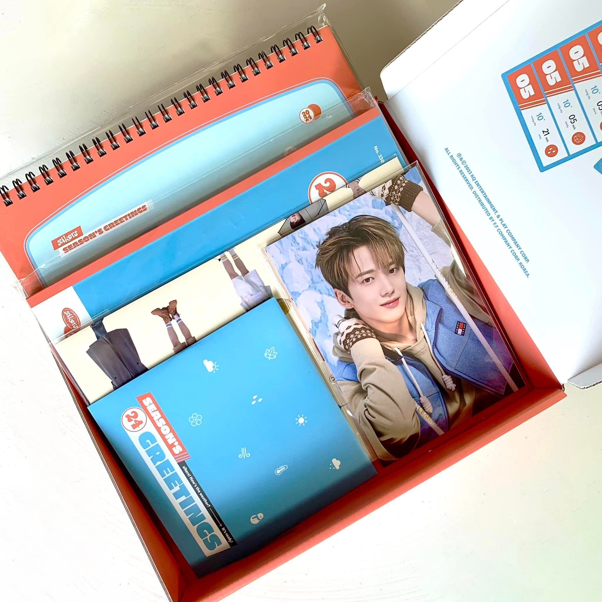 2024年曆組（已拆膜內容無小卡）+yes24特典卡一套