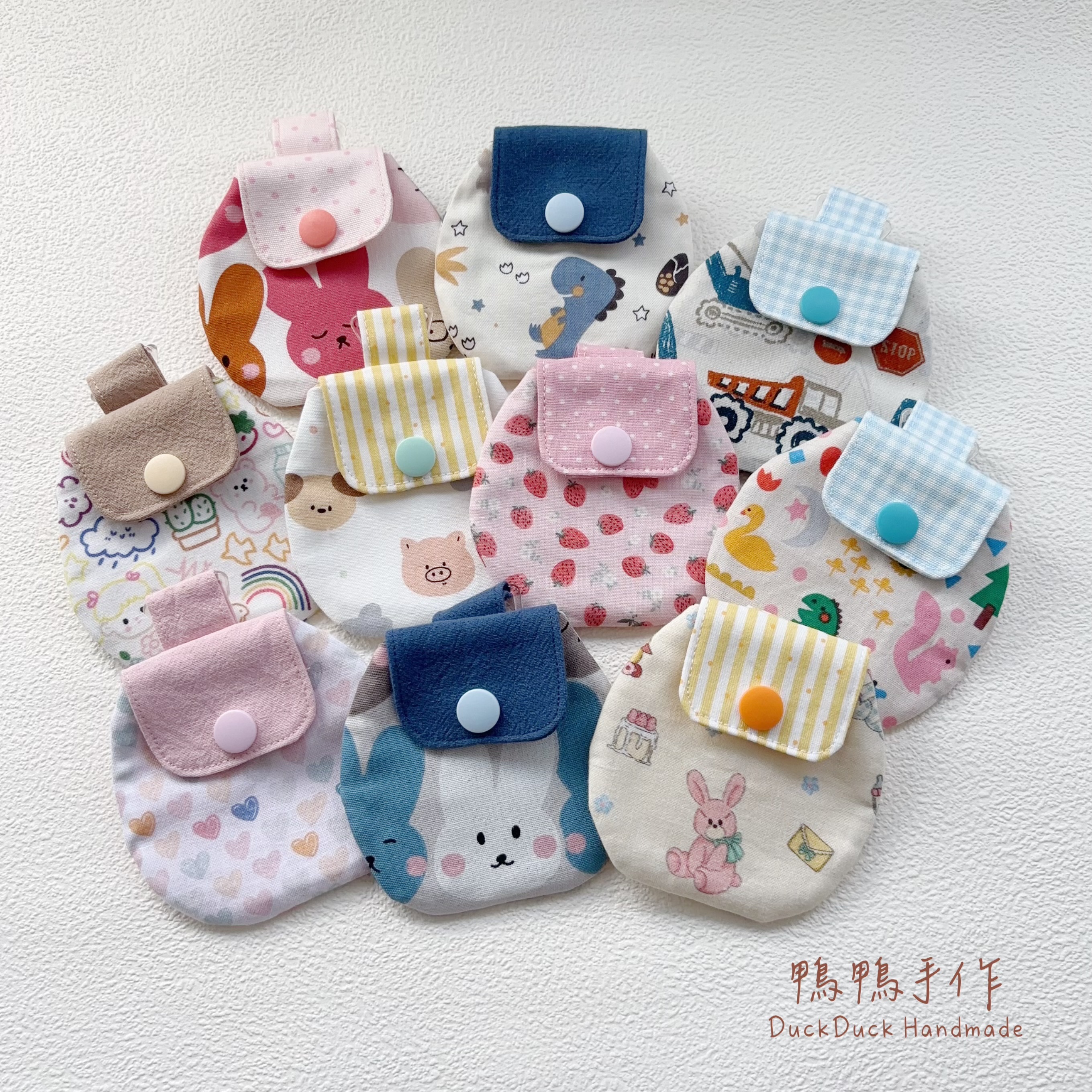 手作平安符袋（8*8cm）布面圖案隨機隨機剪裁