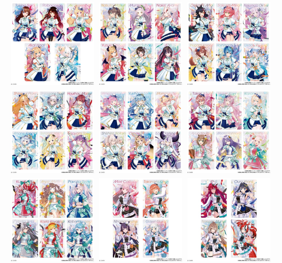 Hololive 偶像風餅卡