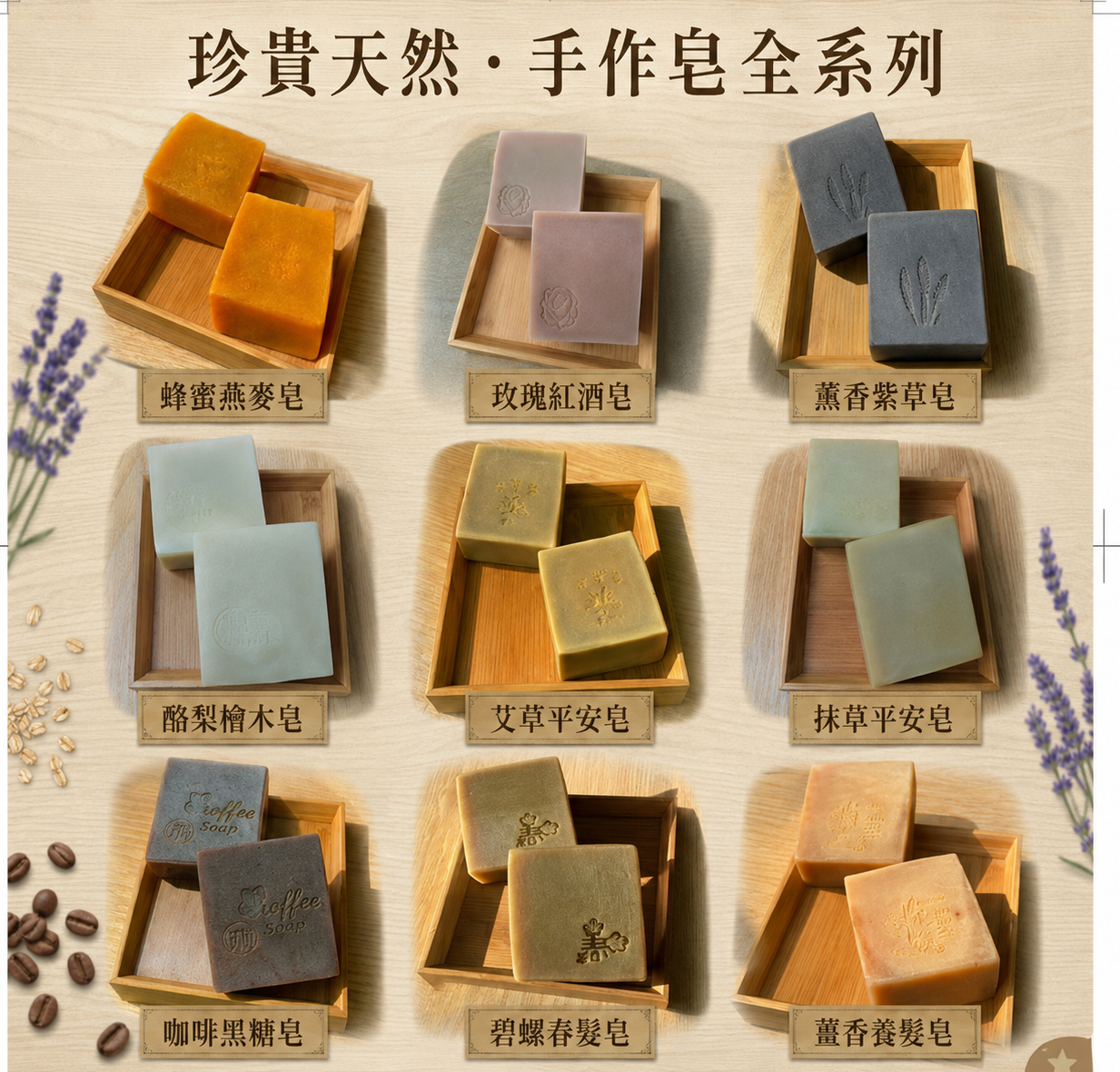 四季香韻滋養皂系列