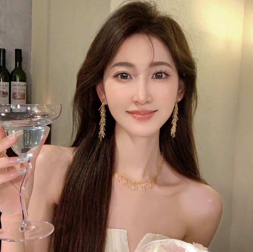 金｜銀高級精緻流蘇耳環