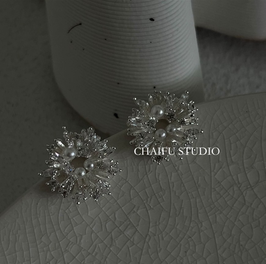 金｜銀水鑽太陽花