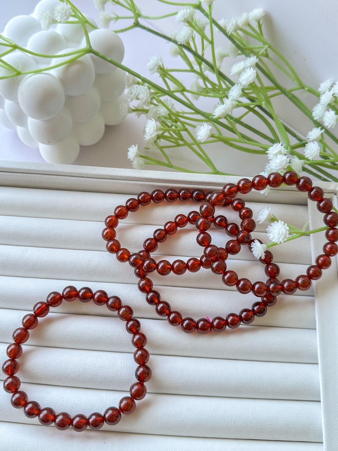 「橙紅石榴石（Orange Garnet.）」  女人之石 上手顯白