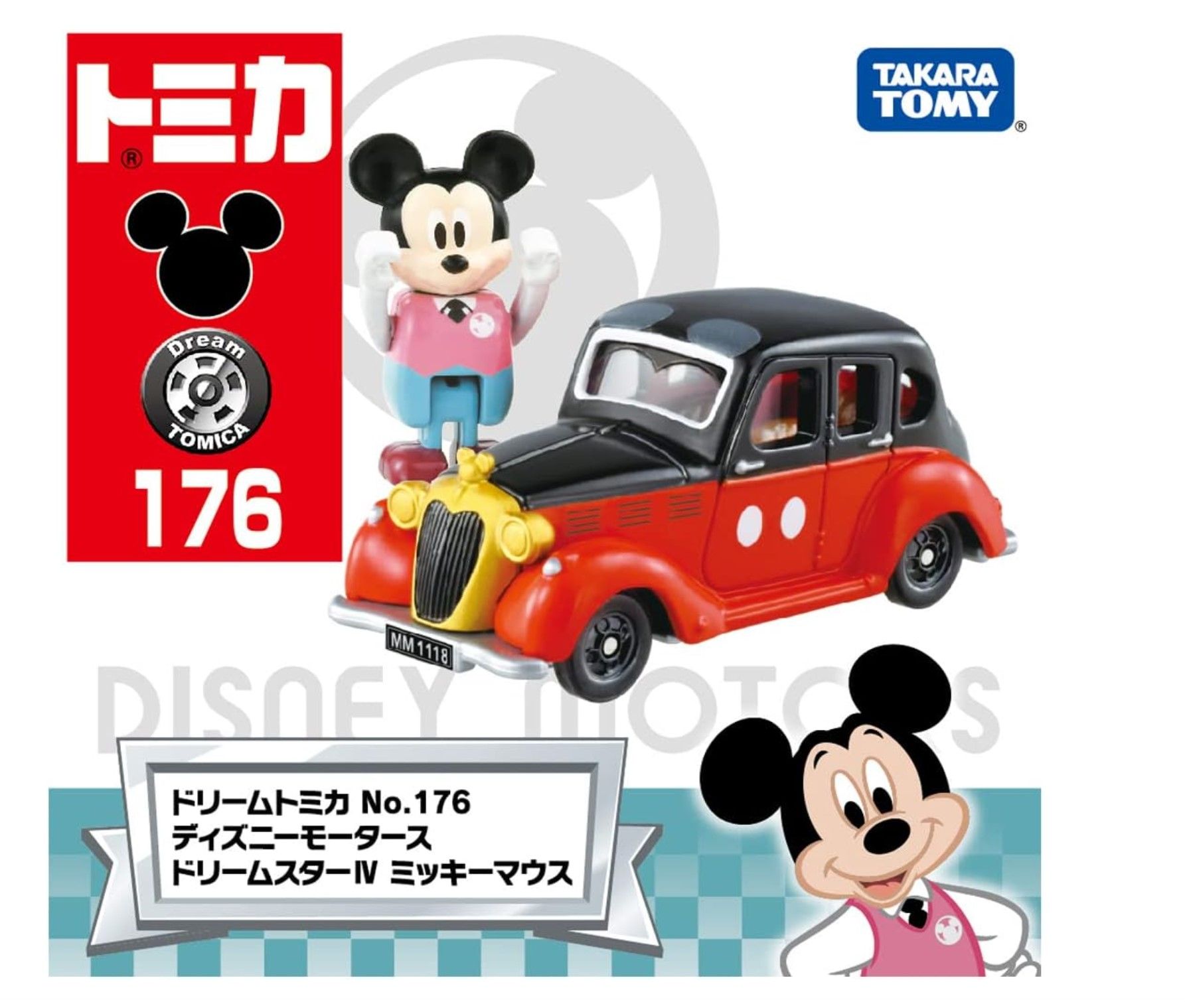 。Tomica 迪士尼 米奇老爺車（附人偶）