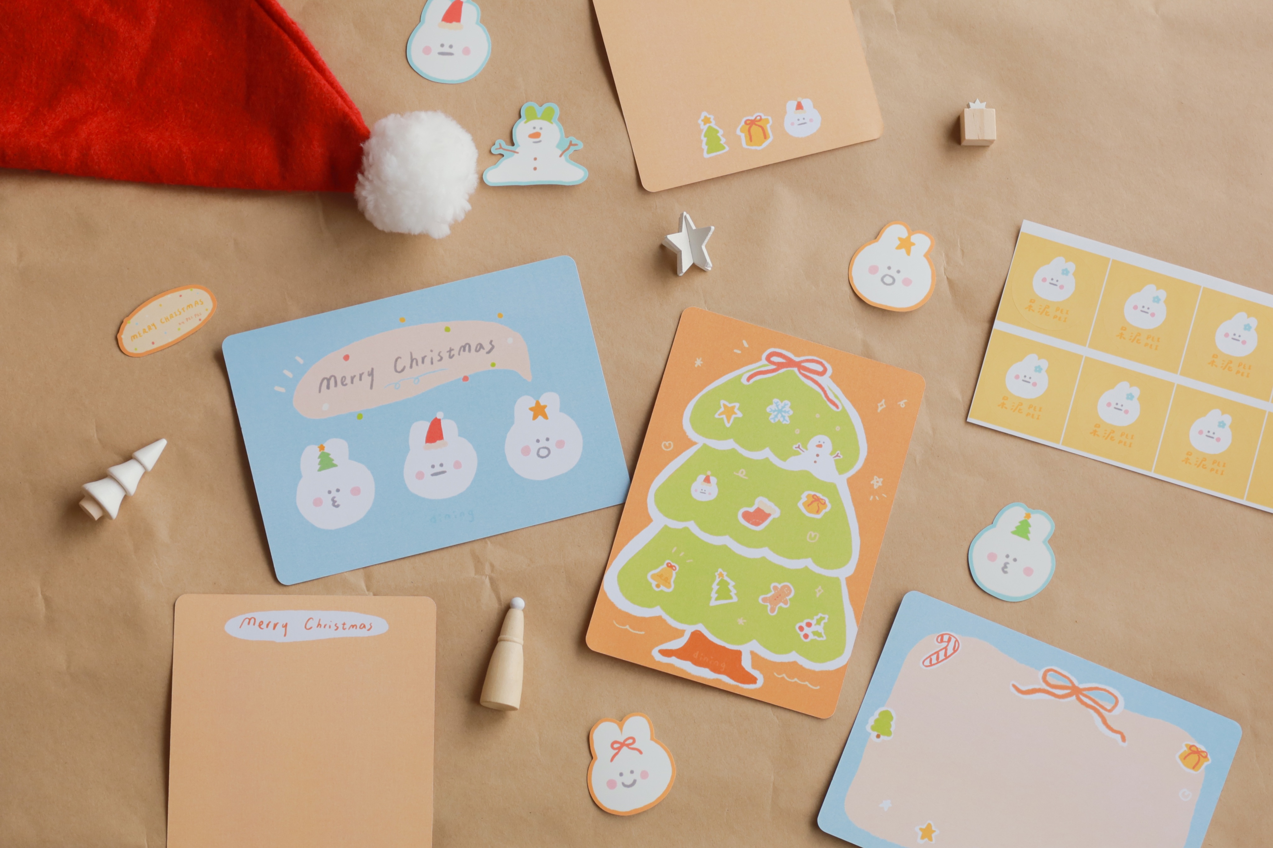 聖誕節明信片💌🎄