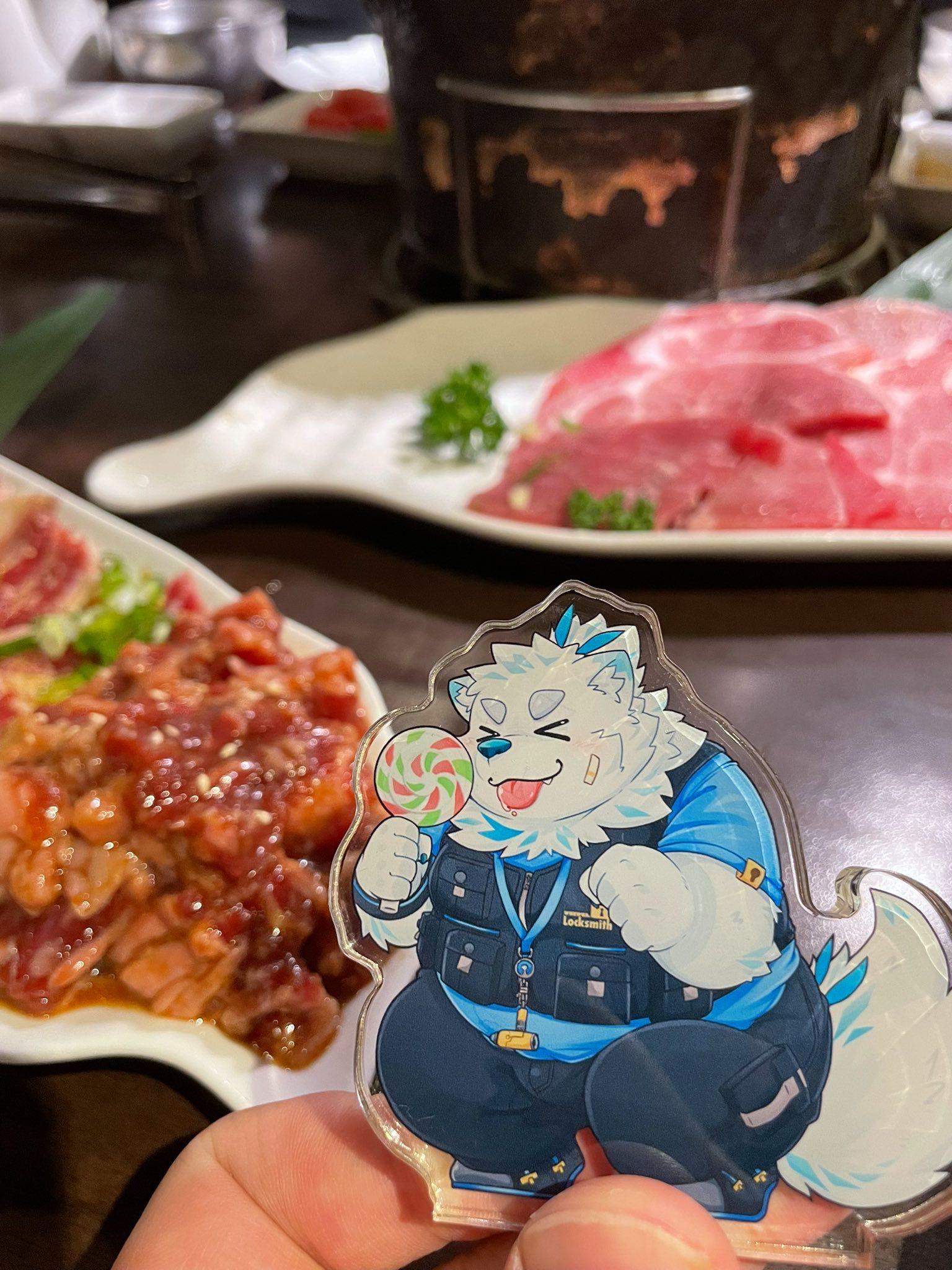 約哈克  飯友