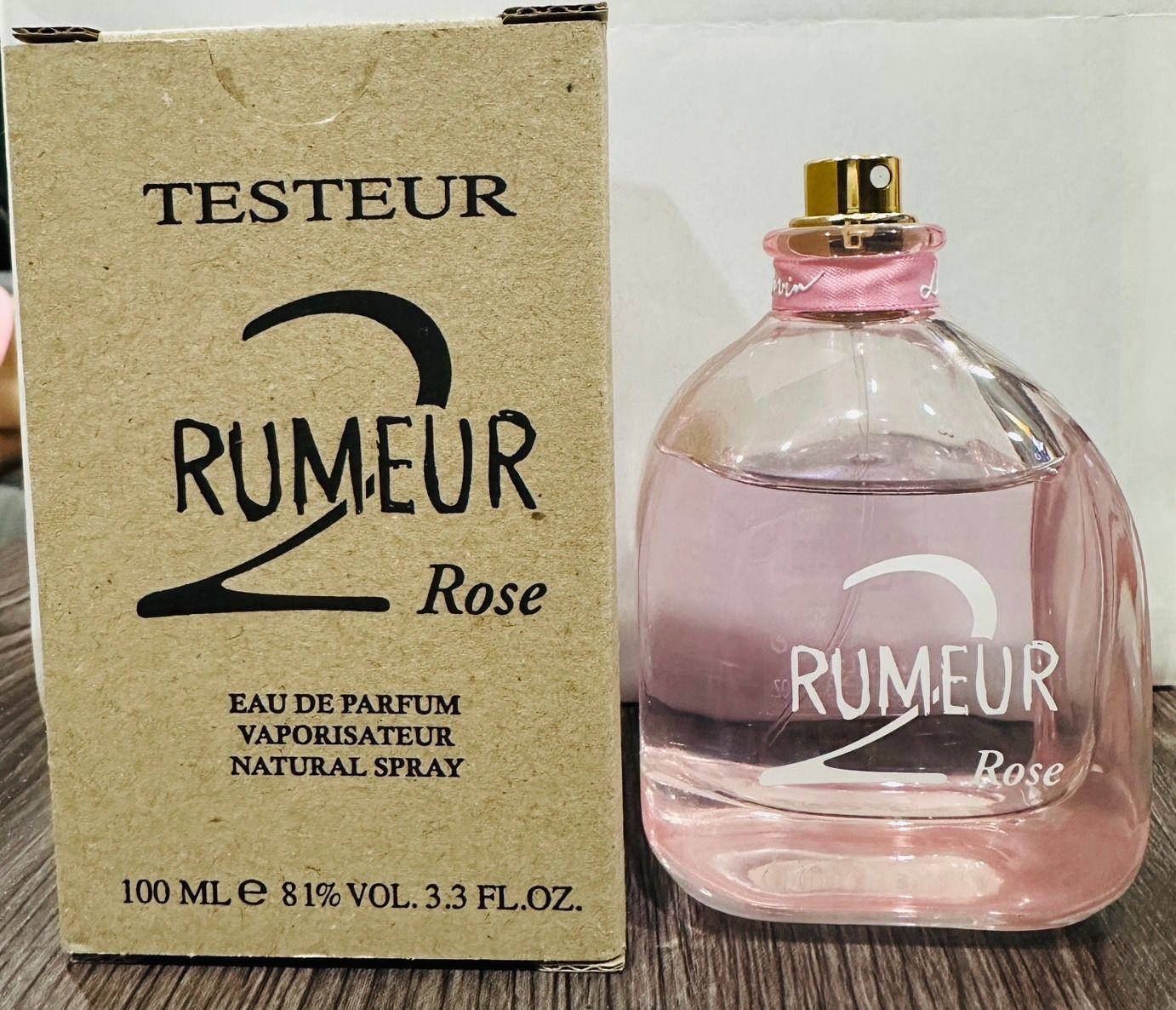 [香水] 浪凡 | 粉戀玫瑰淡香精 | 100ml  | tester