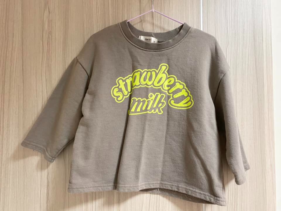 韓國 二手美式風格圈圈棉上衣 尺寸S （85-95）