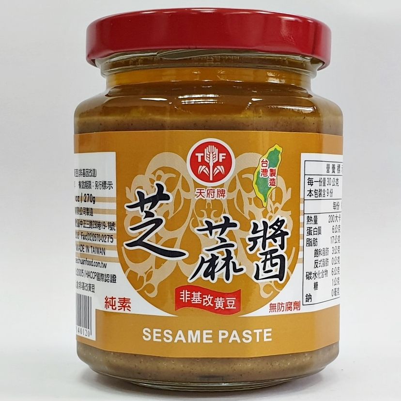 天府牌芝麻醬270g-12角瓶