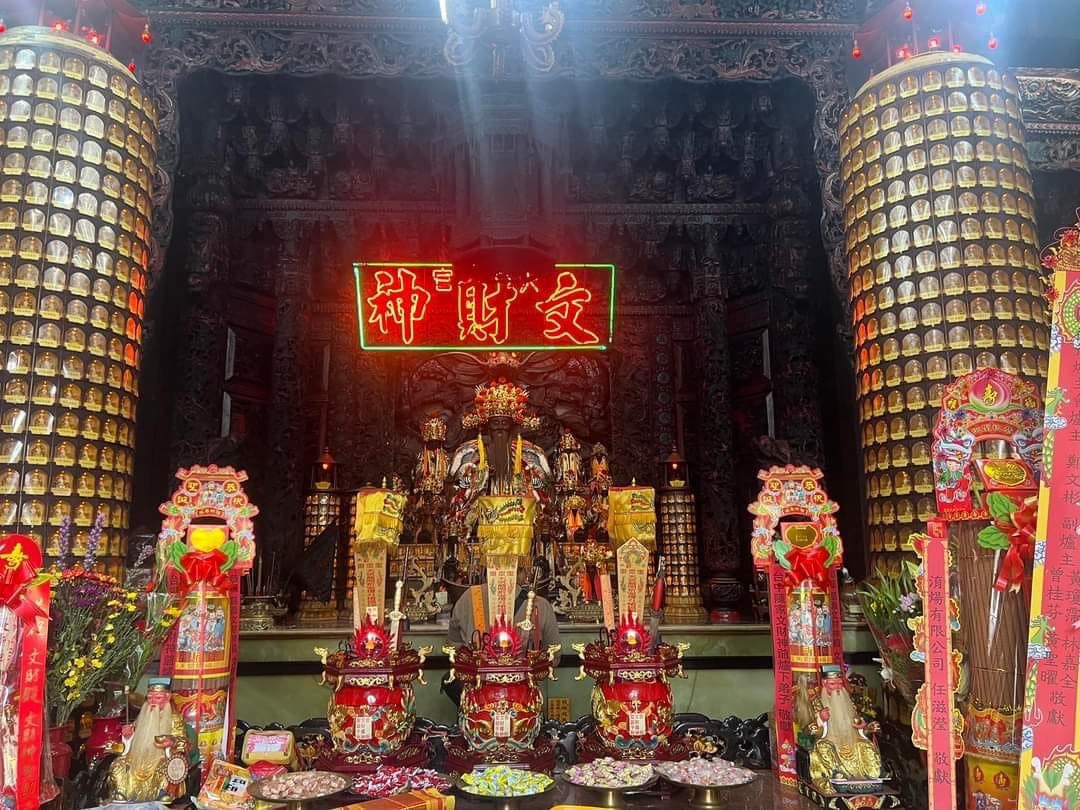 嘉義文財殿財神爺招財錢母（孔雀款）