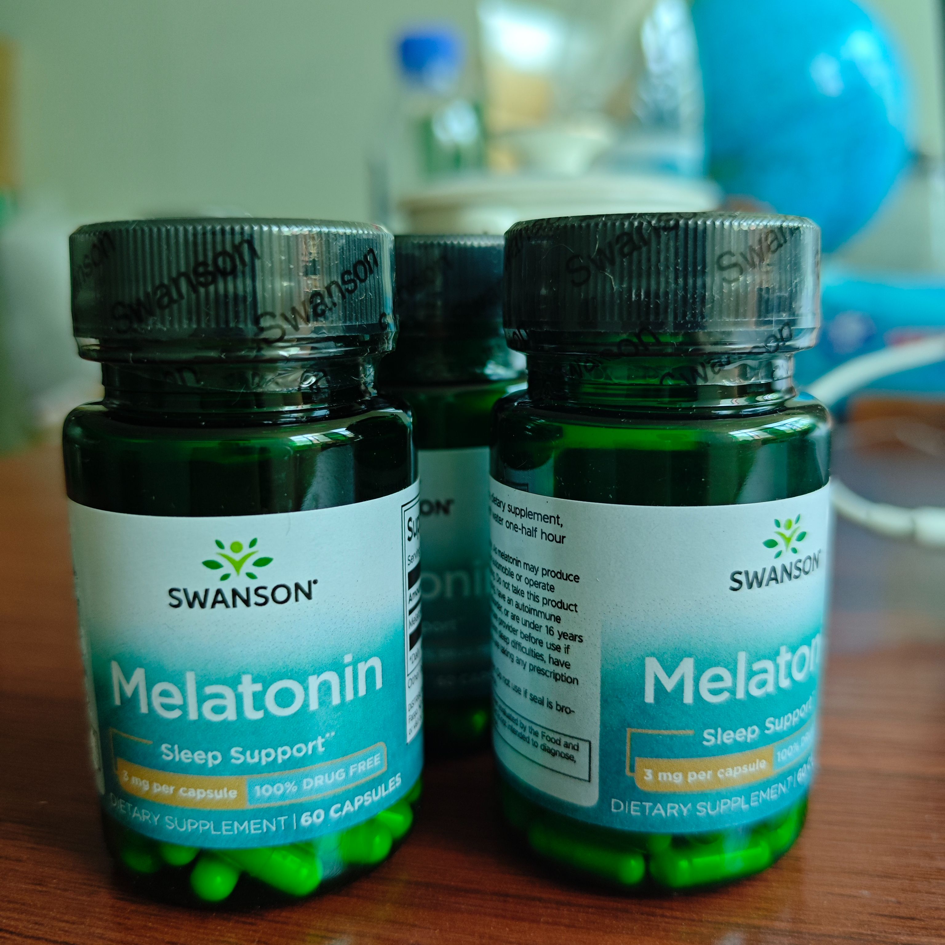 【美国代購】斯旺森3mg 褪~黑素 輕度失眠 時差調理