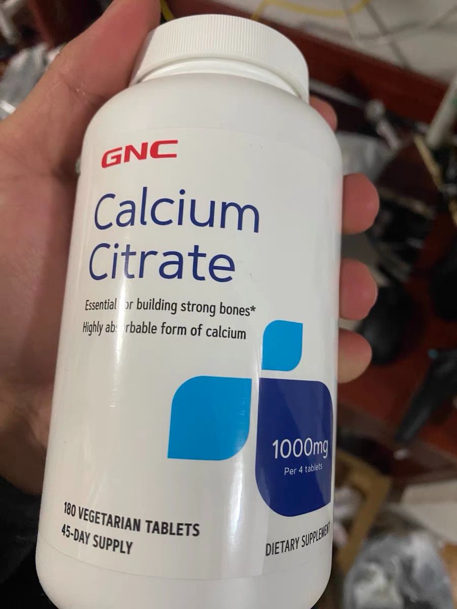 【【代購 預售 7天左右】】Calcium Citrate 檸檬酸鈣 1000mg（180粒素食錠）