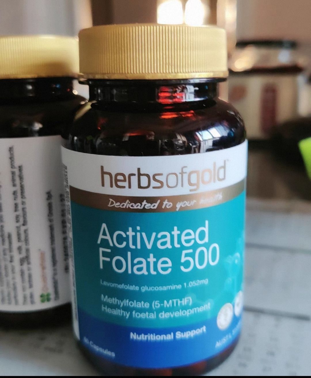 【澳洲代購 預售】Herbs of Gold 活性葉酸 500｜高效5-MTHF
