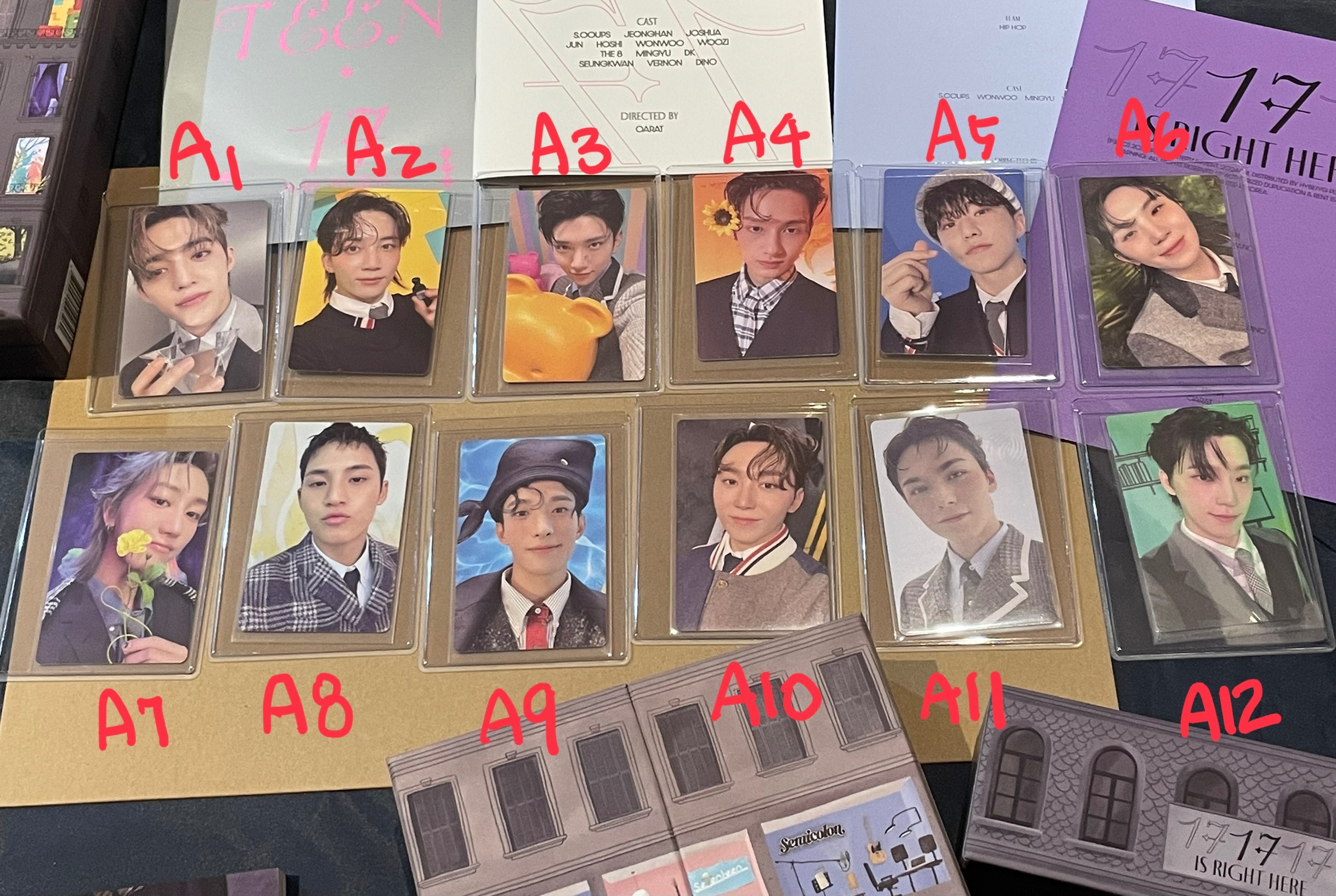 Seventeen 小卡A區BEST ALBUM 17 IS RIGHT HERE VER